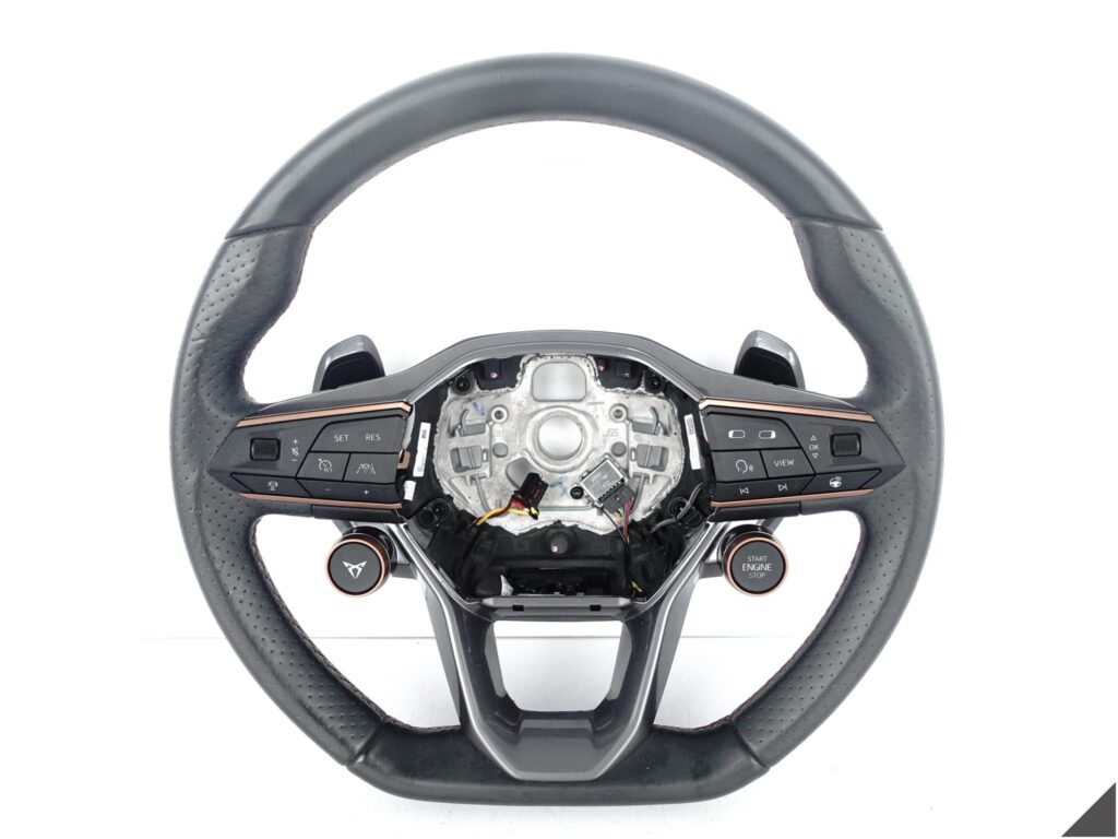 CUPRA LEON 5FA FORMENTOR 5FF KIEROWNICA WIELOFUNKCYJNA SKÓRA ŁOPATKI XEY CUPRA LEON 5FA FORMENTOR 5FF KIEROWNICA WIELOFUNKCYJNA SKÓRA ŁOPATKI XEY