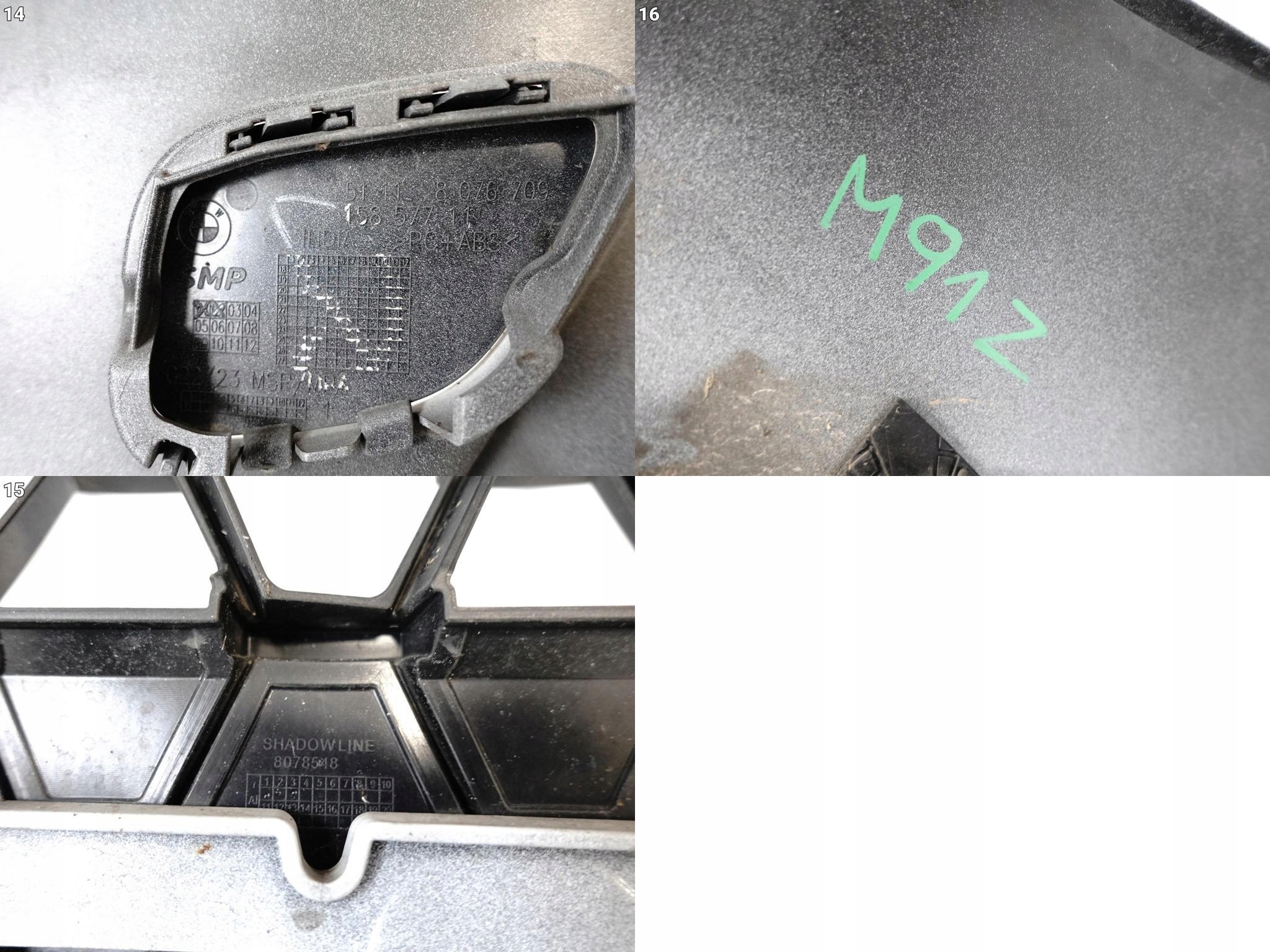 BMW 4 G22 G23 M-PAKIET 20- ZDERZAK GRILL ATRAPA KRATKA PRZÓD BMW 4 G22 G23 M-PAKIET 20- ZDERZAK GRILL ATRAPA KRATKA PRZÓD - obrazek 12