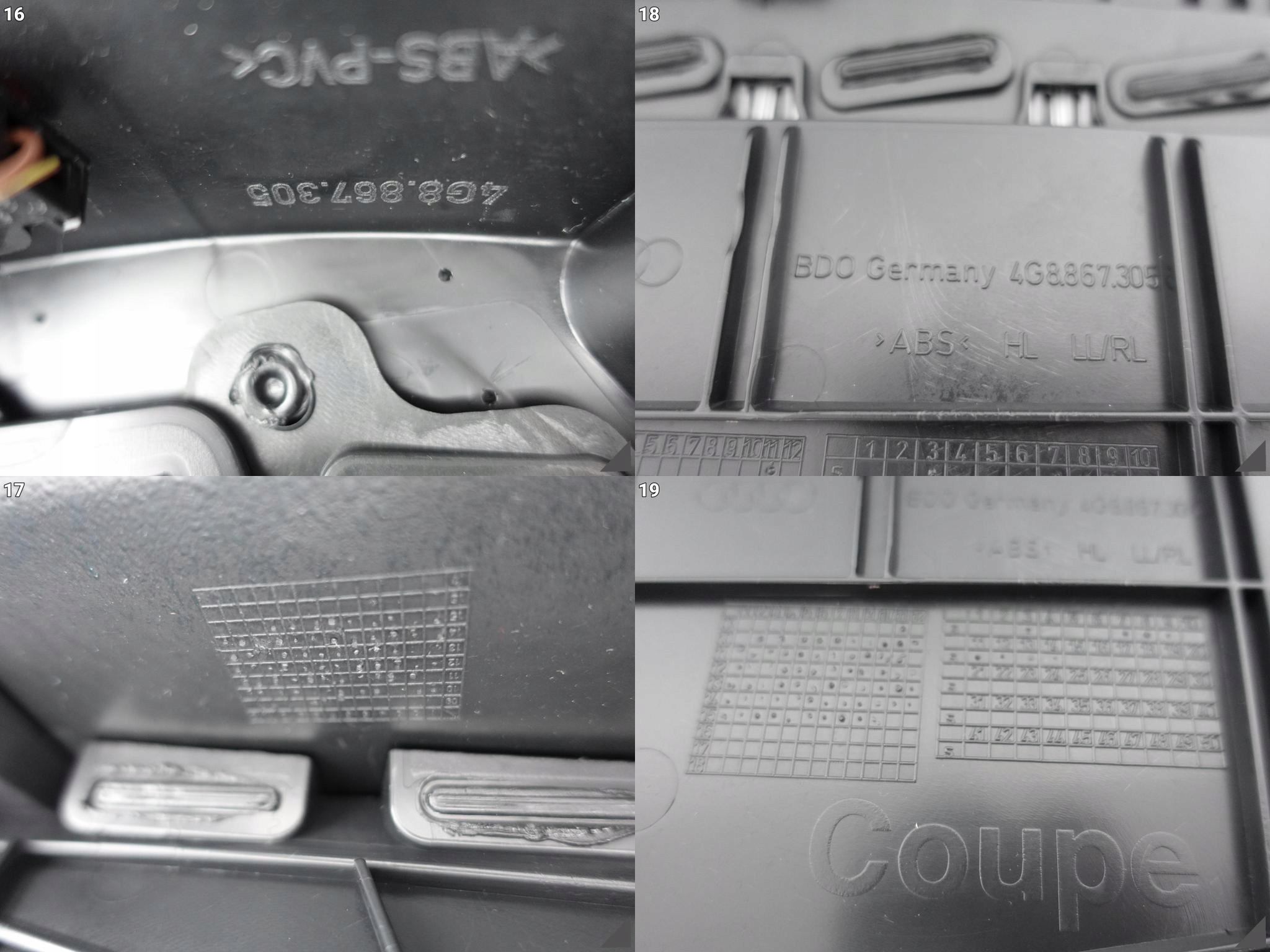AUDI A7 4G8 C7 LIFT 10-18 TAPICERKA BOCZEK DRZWI LEWA TYŁ AUDI A7 4G8 C7 LIFT 10-18 TAPICERKA BOCZEK DRZWI LEWA TYŁ - obrazek 11