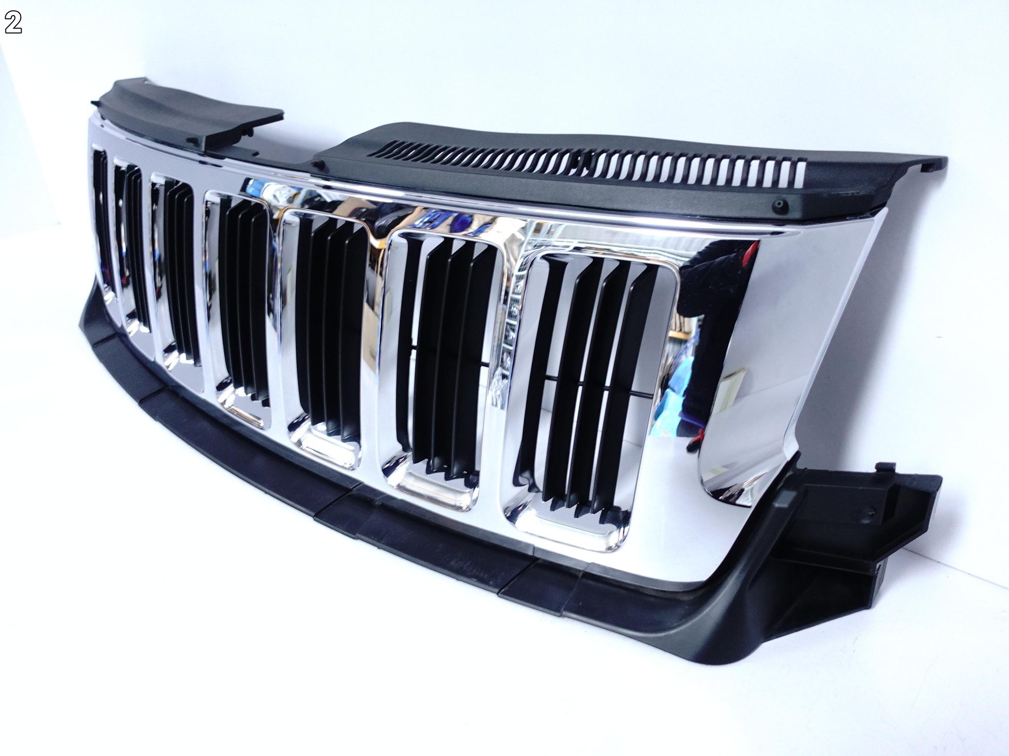 JEEP GRAND CHEROKEE IV 4 WK2 10-13 GRILL ATRAPA CHROM W ZDERZAK PRZÓD JEEP GRAND CHEROKEE IV 4 WK2 10-13 GRILL ATRAPA CHROM W ZDERZAK PRZÓD - obrazek 3