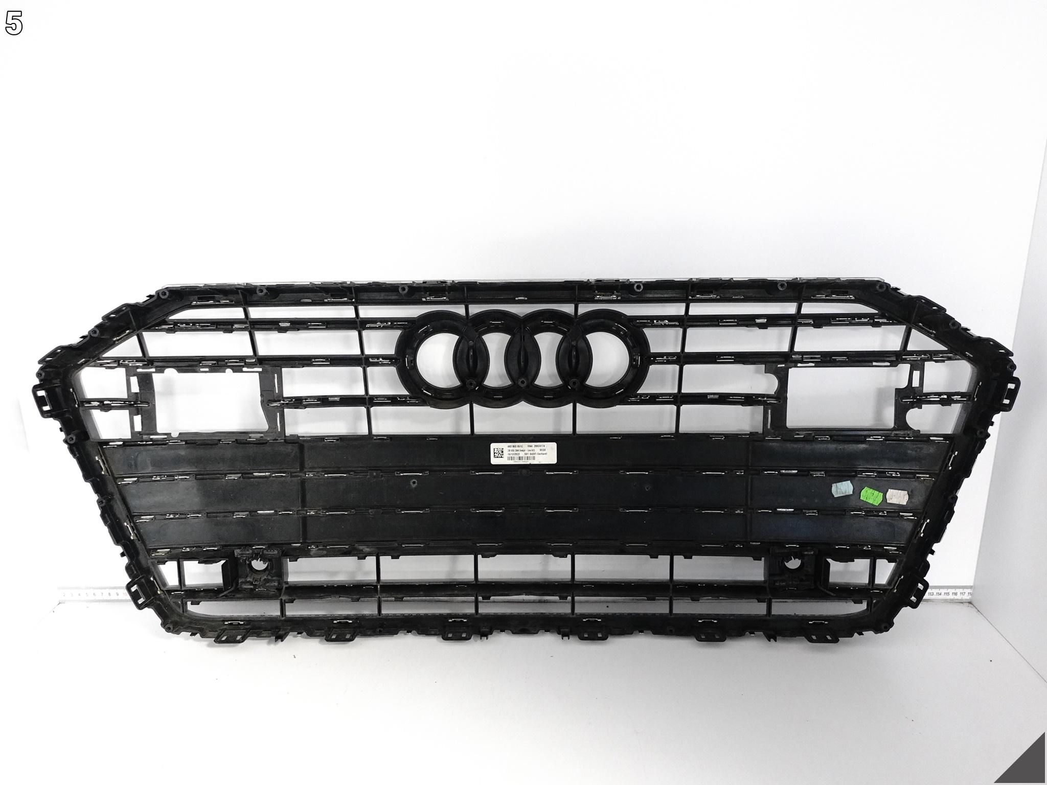 AUDI A6 C8 4K0 S-LINE 18-23 GRILL ATRAPA W ZDERZAK PRZÓD ACC PDC CHROM AUDI A6 C8 4K0 S-LINE 18-23 GRILL ATRAPA W ZDERZAK PRZÓD ACC PDC CHROM - obrazek 6