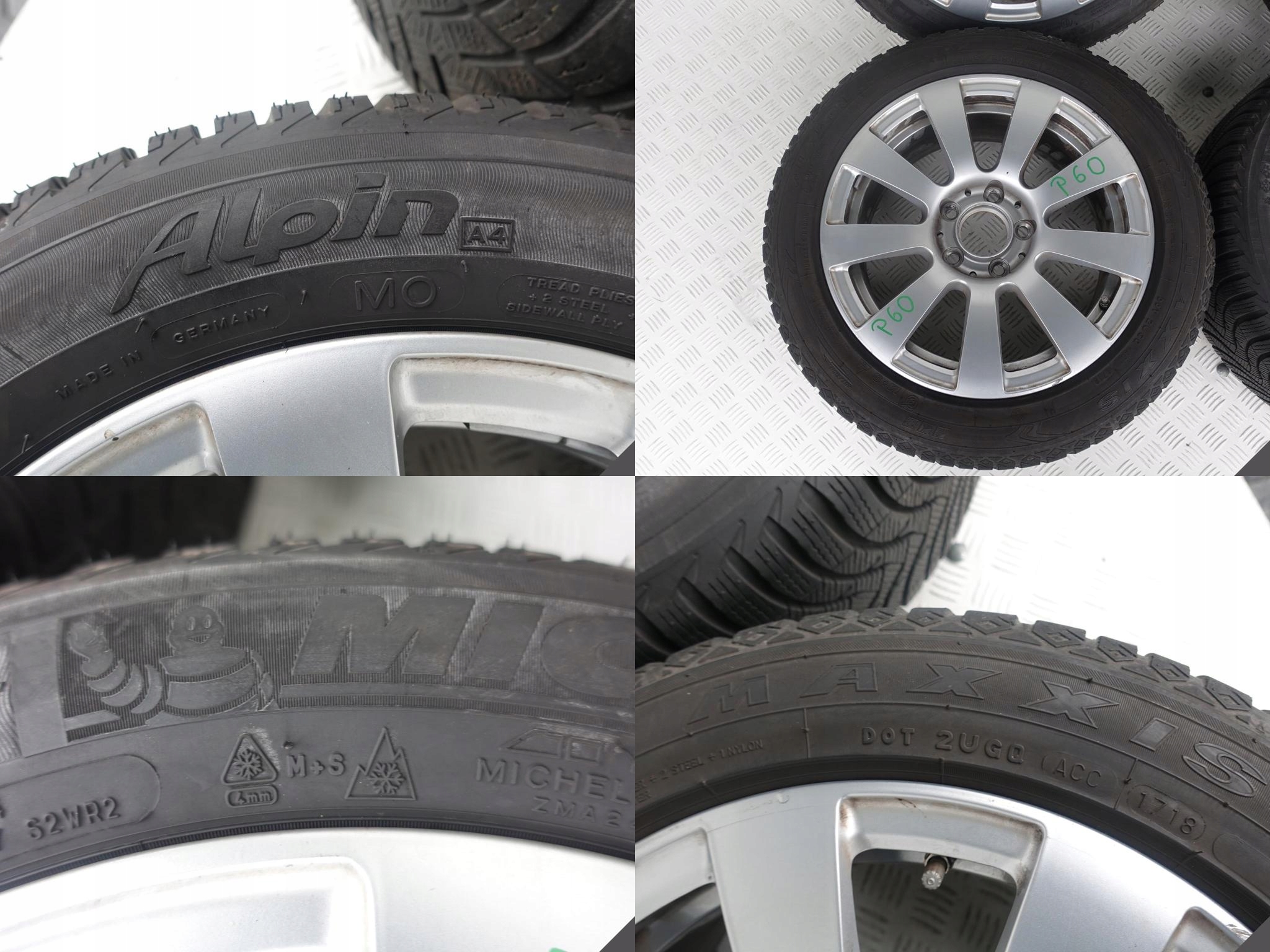 MERCEDES E W212 7X16 ET38 5X112 205/55 R16 8MM MERCEDES E W212 7X16 ET38 5X112 205/55 R16 8MM - obrazek 7