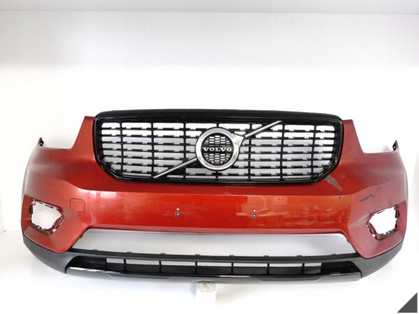 VOLVO XC40 R-DESIGN 18-22 ZDERZAK + GRILL / ATRAPA + SPOILER PRZÓD