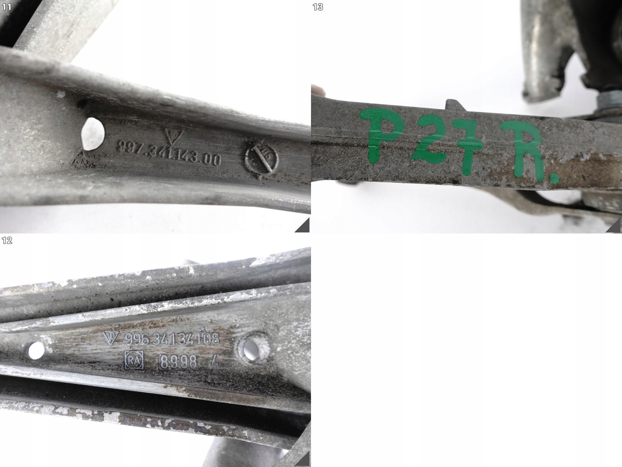 PORSCHE 997 987 ZAWIESZENIE ZWROTNICA PISATA WAHACZ+CZUJNIK ABS PRZÓD R PORSCHE 997 987 ZAWIESZENIE ZWROTNICA PISATA WAHACZ+CZUJNIK ABS PRZÓD R - obrazek 12
