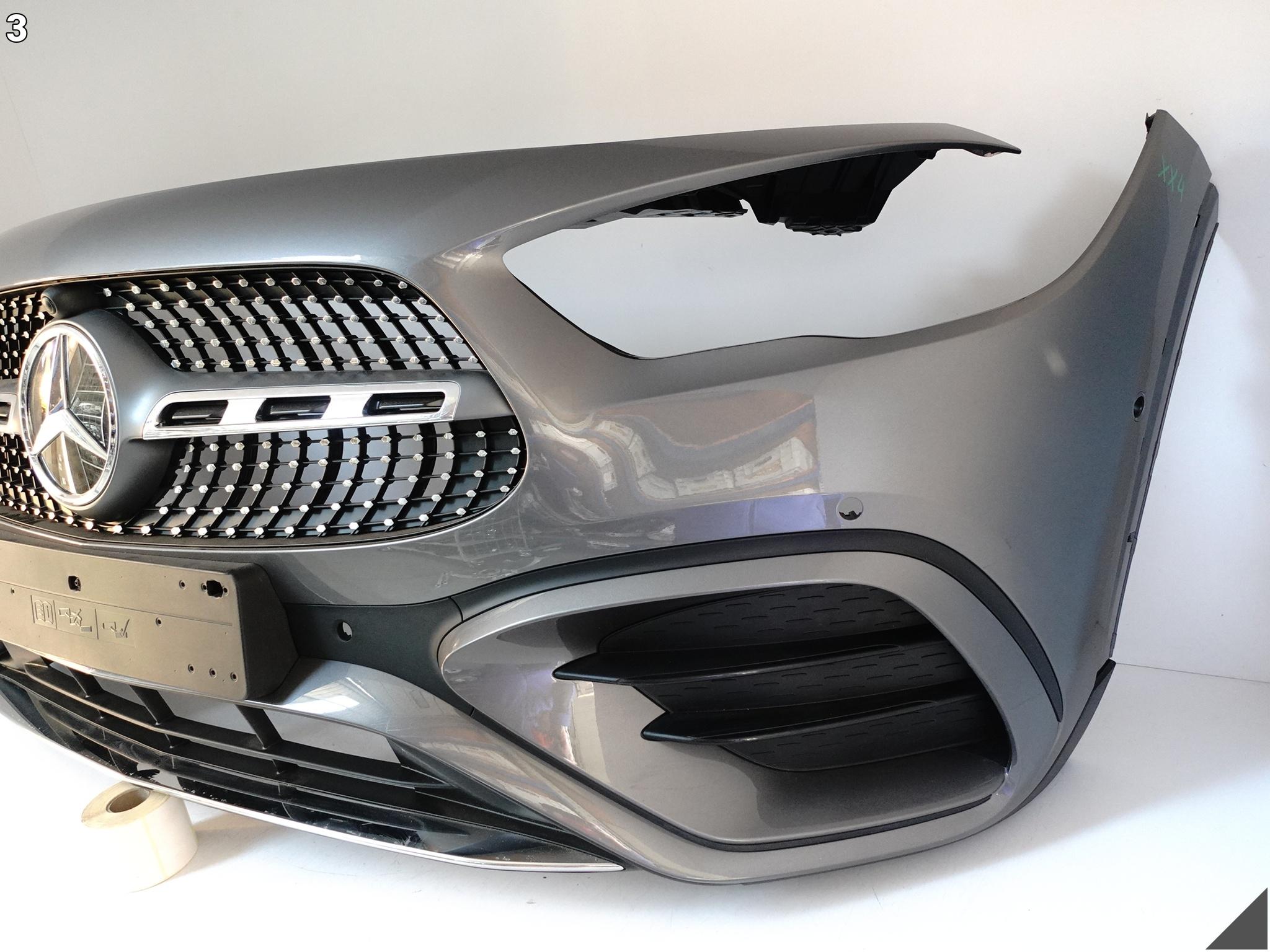 MERCEDES GLA H247 AMG LIFT MOPF 23- ZDERZAK PRZÓD + GRILL KRATKI ŚLIZGI MERCEDES GLA H247 AMG LIFT MOPF 23- ZDERZAK PRZÓD + GRILL KRATKI ŚLIZGI - obrazek 4