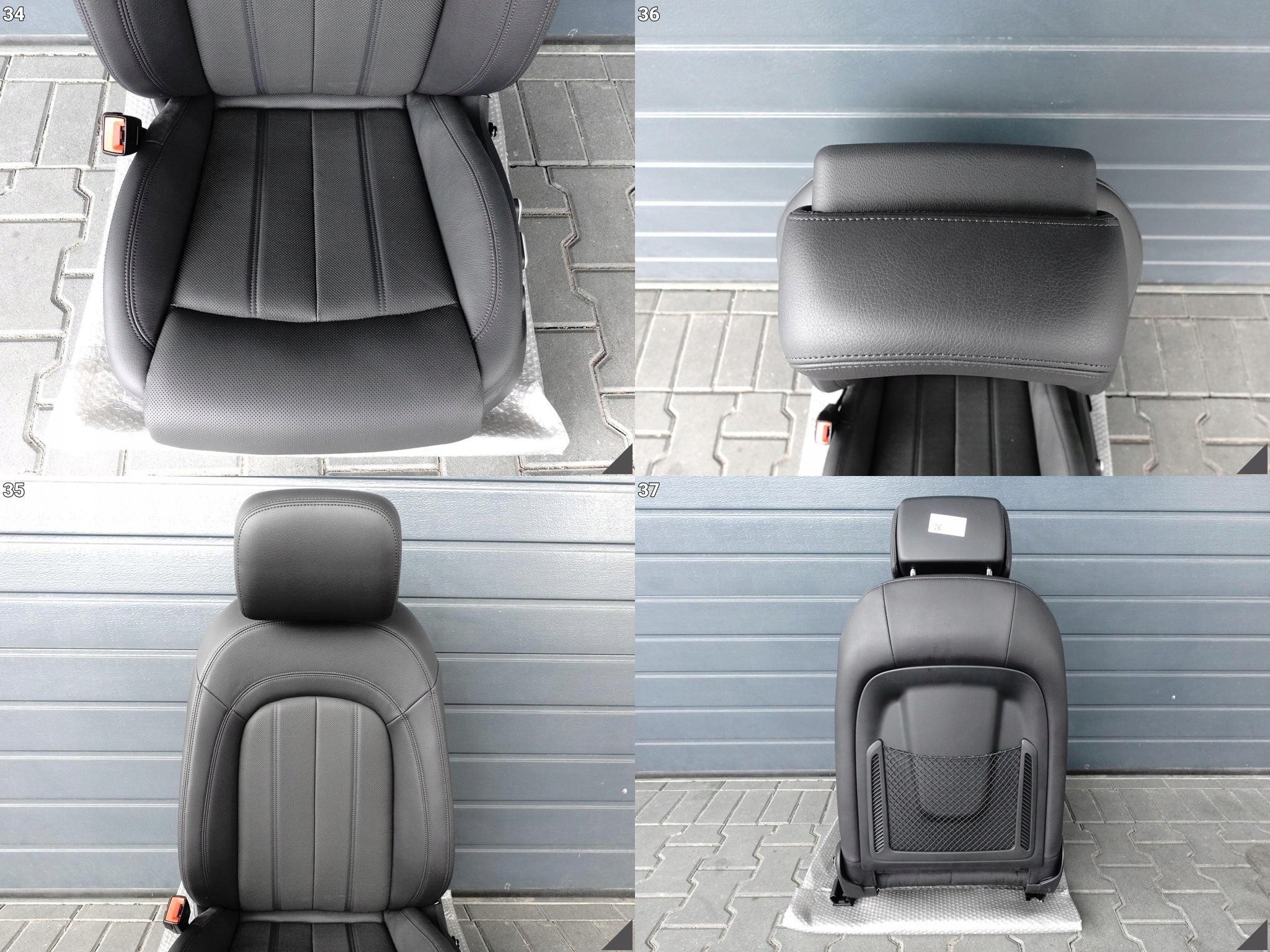 AUDI A6 4G0 C7 LIFT 14-18 KOMPLET FOTELI CZARNA SKÓRA WENTYLOWANE PRZÓD TYŁ AUDI A6 4G0 C7 LIFT 14-18 KOMPLET FOTELI CZARNA SKÓRA WENTYLOWANE PRZÓD TYŁ - obrazek 11