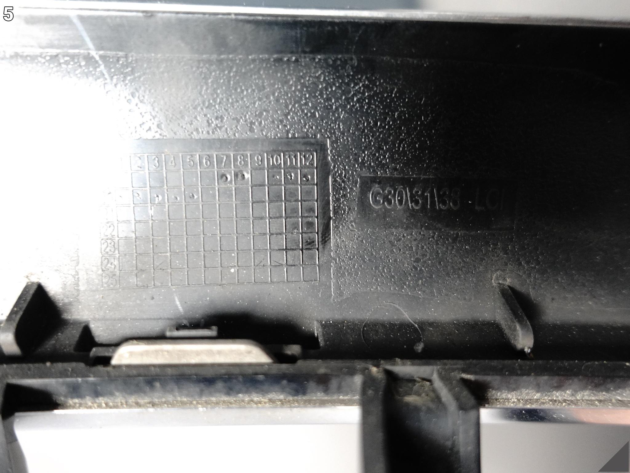 BMW 5 G30 G31 M-PAKIET LCI LIFT 20-24 GRILL ATRAPA KRATKA ZDERZAK KAMERA BMW 5 G30 G31 M-PAKIET LCI LIFT 20-24 GRILL ATRAPA KRATKA ZDERZAK KAMERA - obrazek 6