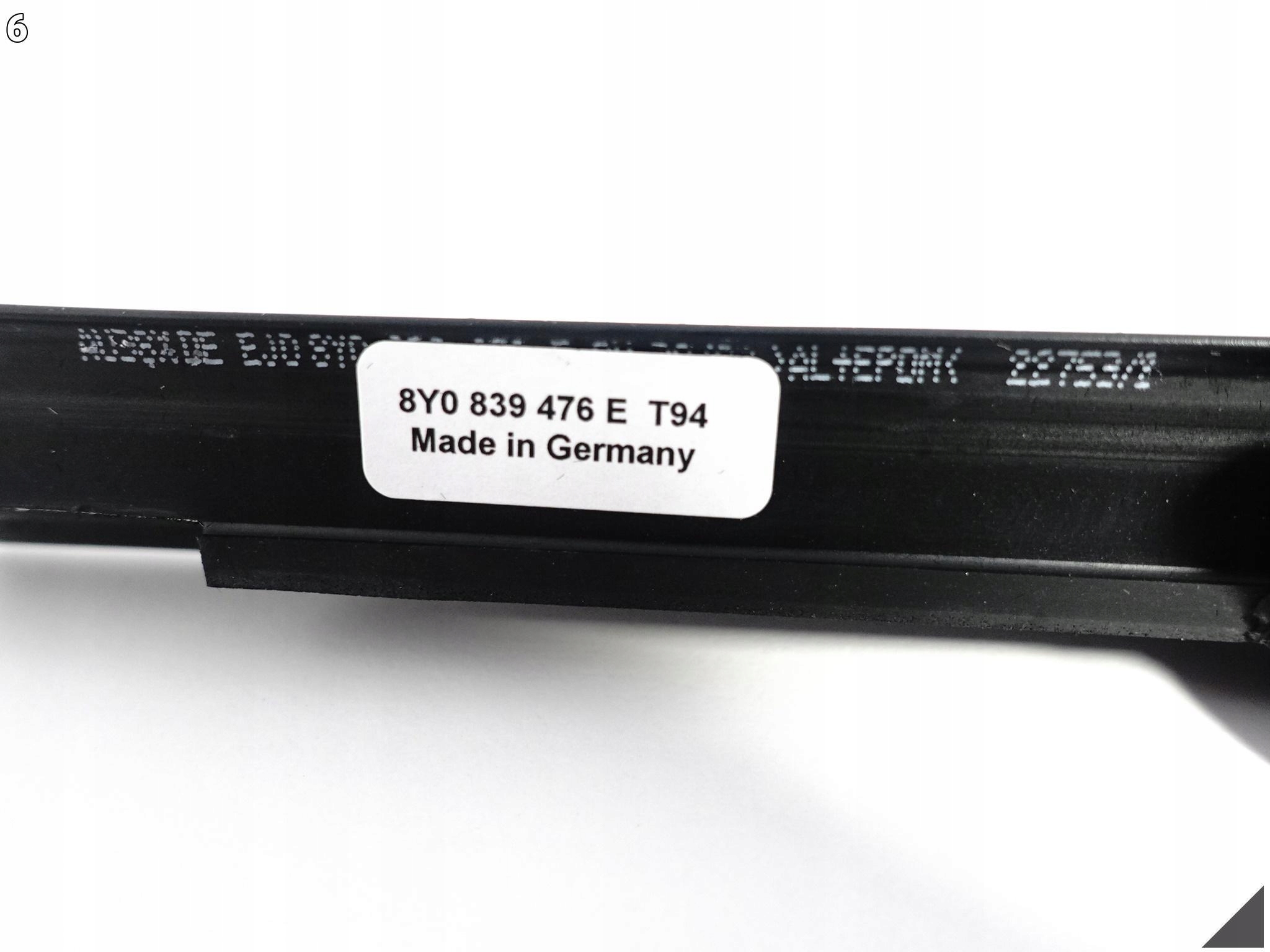 AUDI A3 S3 RS3 8Y0 20- LISTWA ZGARNIAJĄCA SZYBY PRAWA TYŁ 8Y0839476E T94 AUDI A3 S3 RS3 8Y0 20- LISTWA ZGARNIAJĄCA SZYBY PRAWA TYŁ 8Y0839476E T94 - obrazek 7