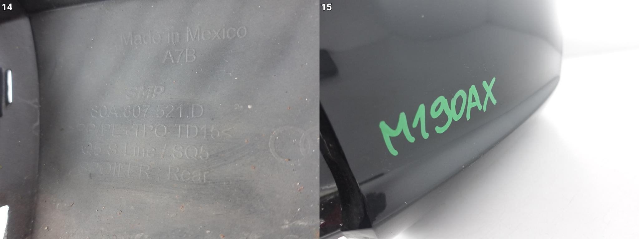 AUDI SQ5 80A II FY 17-21 SPOILER W ZDERZAK KRATKA ATRAPA TYŁ AUDI SQ5 80A II FY 17-21 SPOILER W ZDERZAK KRATKA ATRAPA TYŁ - obrazek 12