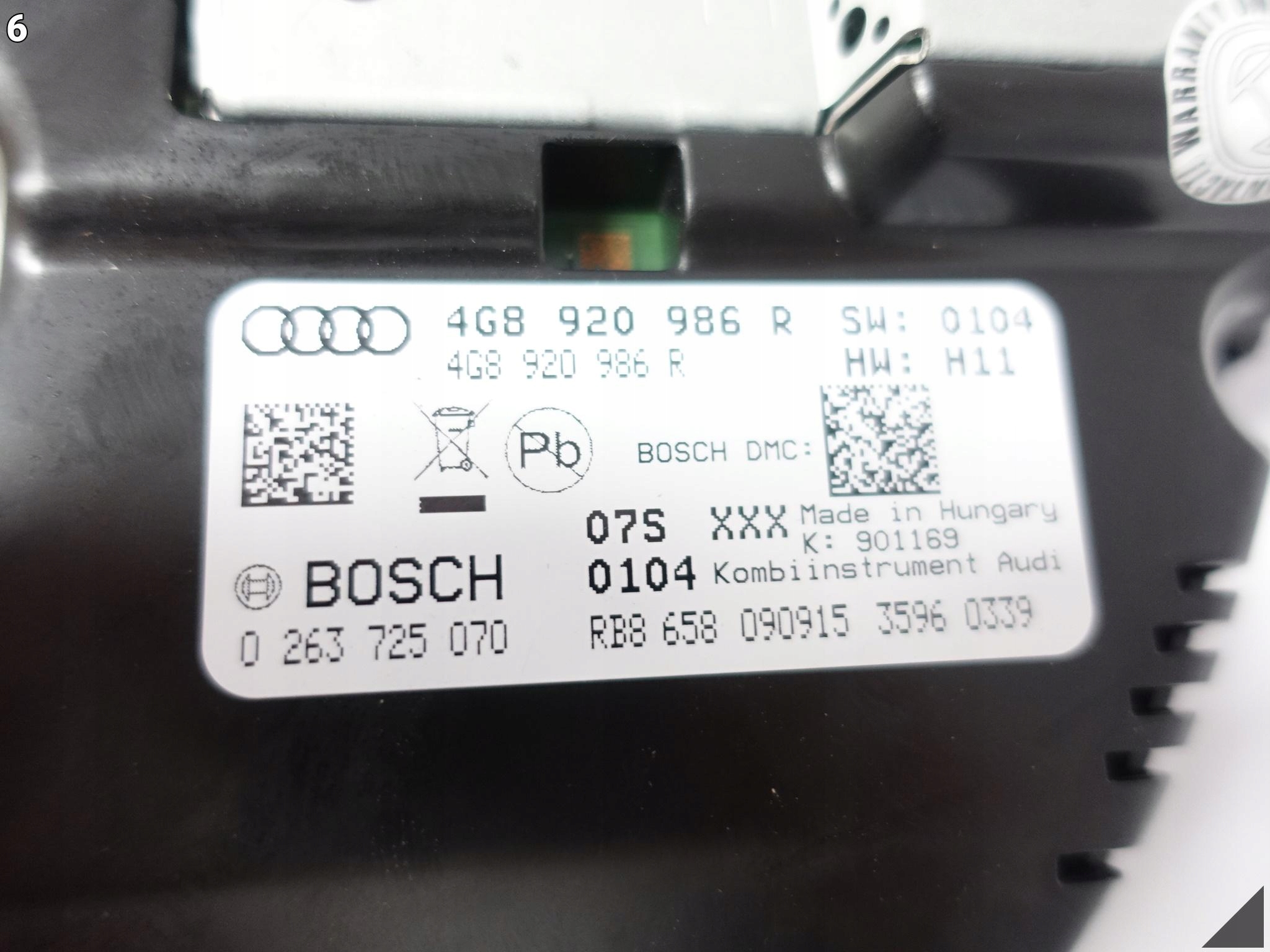AUDI A7 4G8 C7 LIFT 14-18 LICZNIK ZEGARY WESJA USA 3.0 TDI AUDI A7 4G8 C7 LIFT 14-18 LICZNIK ZEGARY WESJA USA 3.0 TDI - obrazek 7