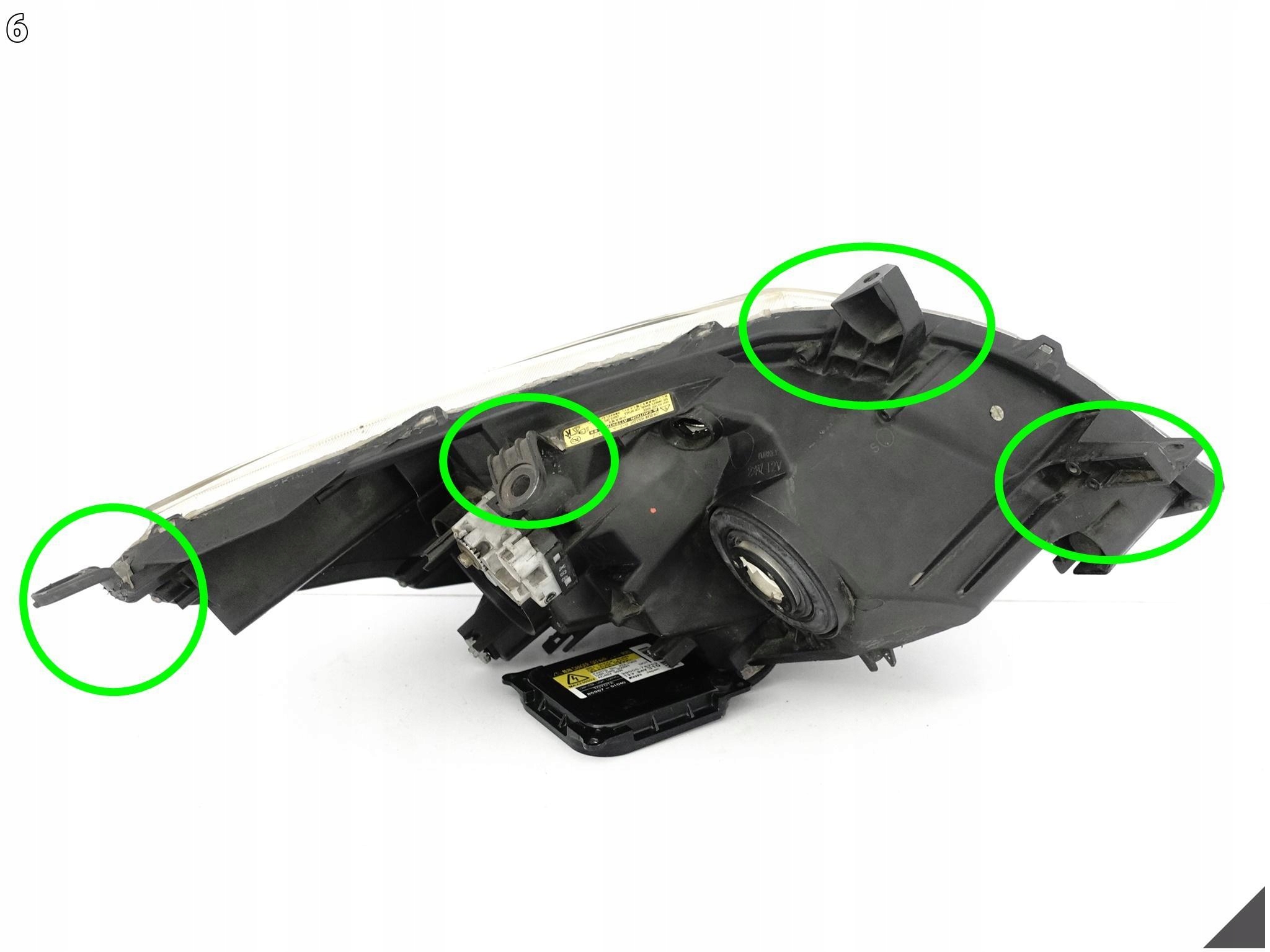 TOYOTA VERSO 09-13 (PRZED LIFTINGIEM) LAMPA XENON LEWA PRZÓD EUROPA+ MODUŁ TOYOTA VERSO 09-13 (PRZED LIFTINGIEM) LAMPA XENON LEWA PRZÓD EUROPA+ MODUŁ - obrazek 7