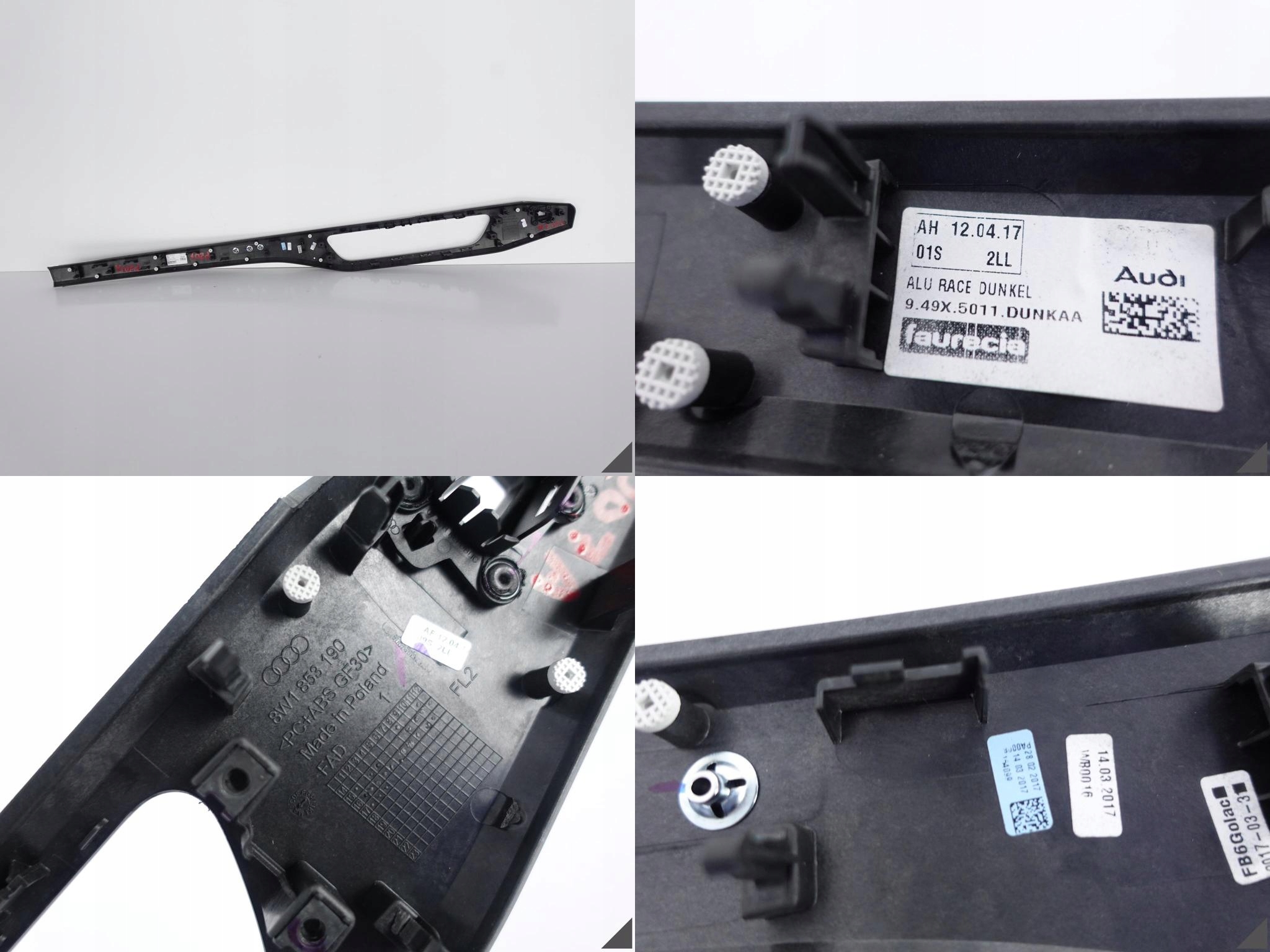 AUDI A5 A4 RS5 RS4 S4 S5 8W LISTWA DEKOR OZDOBNA AUDI A5 A4 RS5 RS4 S4 S5 8W LISTWA DEKOR OZDOBNA - obrazek 11