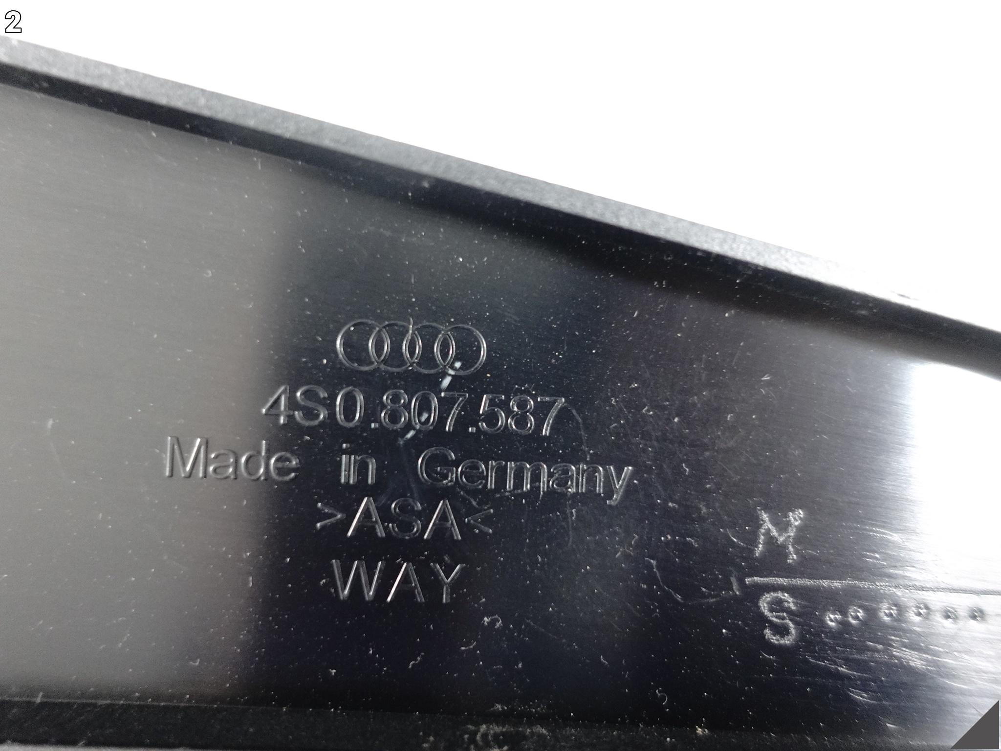 AUDI R8 4S0 II LIFT 19-24 ATRAPA ZAŚLEPKA POD KRATKĘ ZDERZAK LEWA PRZÓD PDC AUDI R8 4S0 II LIFT 19-24 ATRAPA ZAŚLEPKA POD KRATKĘ ZDERZAK LEWA PRZÓD PDC - obrazek 3