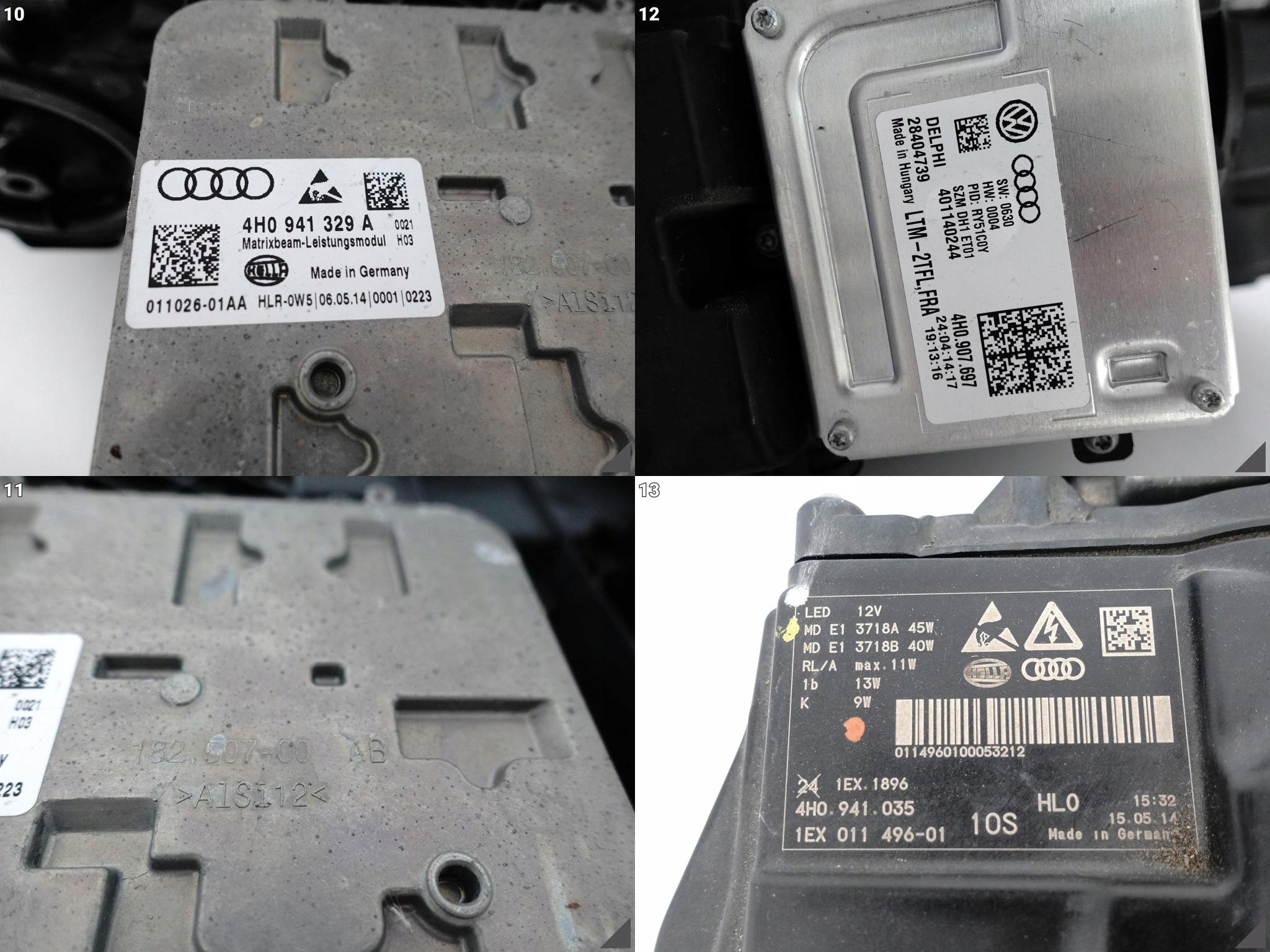 AUDI A8 S8 4H0 D4 LIFT 13-17 MATRIX FULL LED LAMPA LEWA PRZÓD EU KOMPLETNA AUDI A8 S8 4H0 D4 LIFT 13-17 MATRIX FULL LED LAMPA LEWA PRZÓD EU KOMPLETNA - obrazek 11