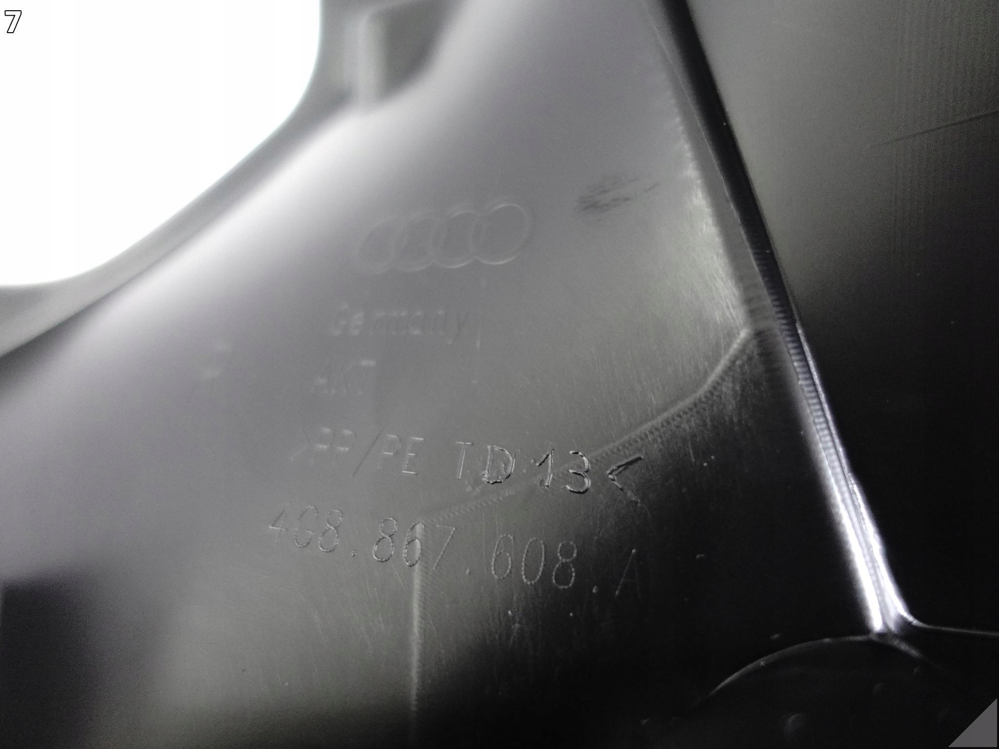 AUDI RS7 S7 A7 4G8 C7 LIFT 10-18 OSŁONA TAPICERKI KLAPY BAGAŻNIKA PRAWA TYŁ AUDI RS7 S7 A7 4G8 C7 LIFT 10-18 OSŁONA TAPICERKI KLAPY BAGAŻNIKA PRAWA TYŁ - obrazek 8