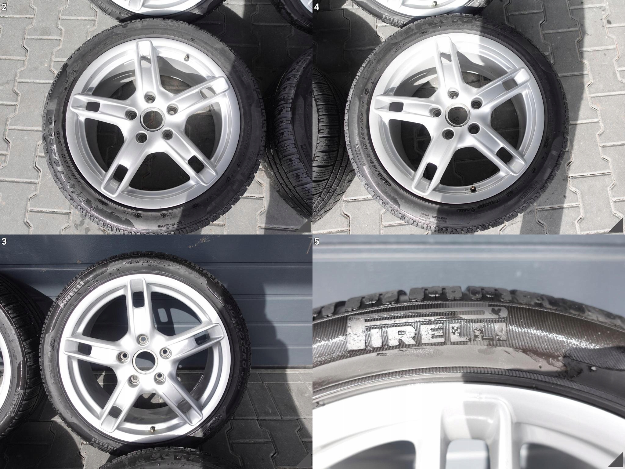 PORSCHE BOXSTER CAYMAN 987 8/9JX18 ET57/43 PIRELLI 235/255/40 FELGI+OPONY PORSCHE BOXSTER CAYMAN 987 8/9JX18 ET57/43 PIRELLI 235/255/40 FELGI+OPONY - obrazek 3
