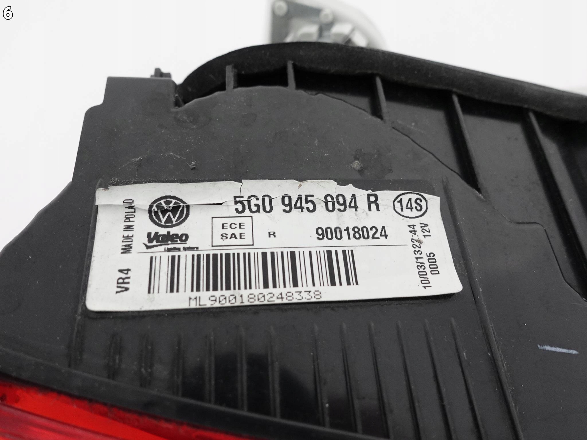 VW GOLF VII 7 5G0 12-16 LAMPA PRAWA TYŁ W KLAPĘ EU VW GOLF VII 7 5G0 12-16 LAMPA PRAWA TYŁ W KLAPĘ EU - obrazek 7