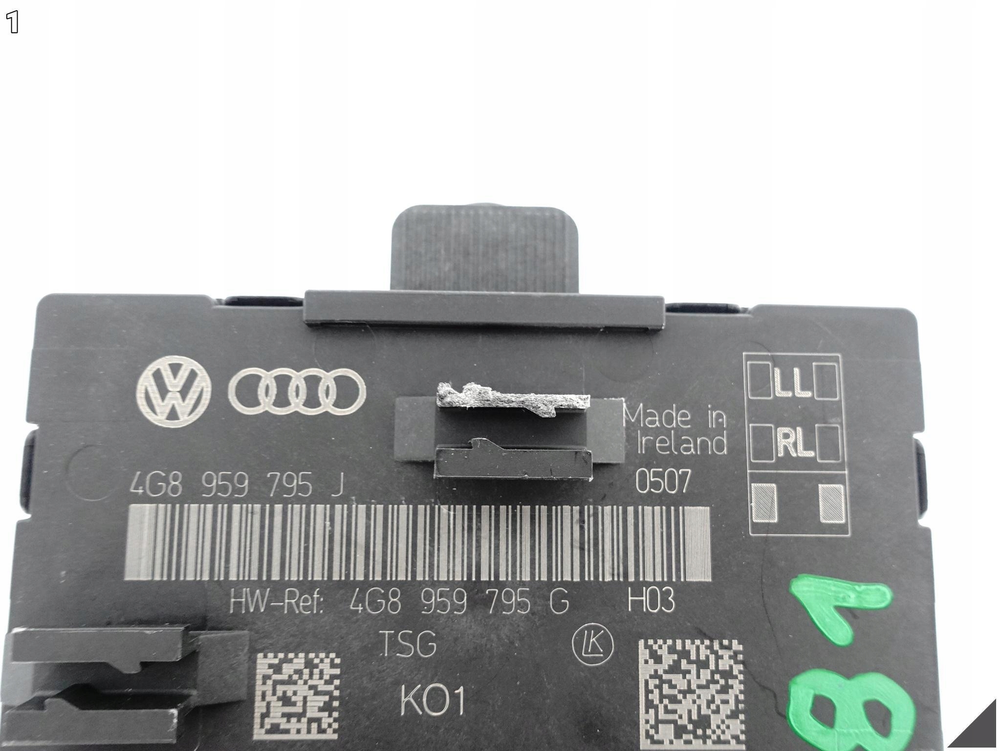 AUDI A7 S7 A6 S6 4G8 4G0 C7 LIFT 10-18 MODUŁ DRZWI TYŁ P=L AUDI A7 S7 A6 S6 4G8 4G0 C7 LIFT 10-18 MODUŁ DRZWI TYŁ P=L - obrazek 2