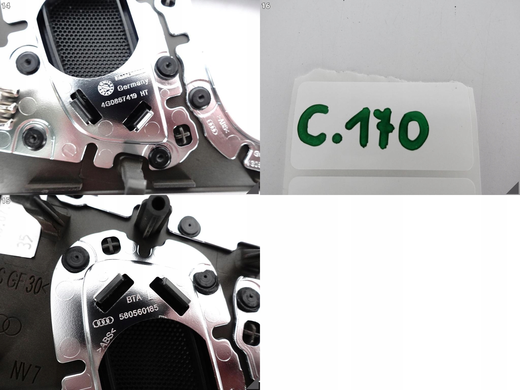 AUDI A6 S6 4G0 C7 LIFT 10-18 OSŁONA DEKOR DRZWI LEWA TYŁ CHROM DREWNO AJ3 AUDI A6 S6 4G0 C7 LIFT 10-18 OSŁONA DEKOR DRZWI LEWA TYŁ CHROM DREWNO AJ3 - obrazek 12