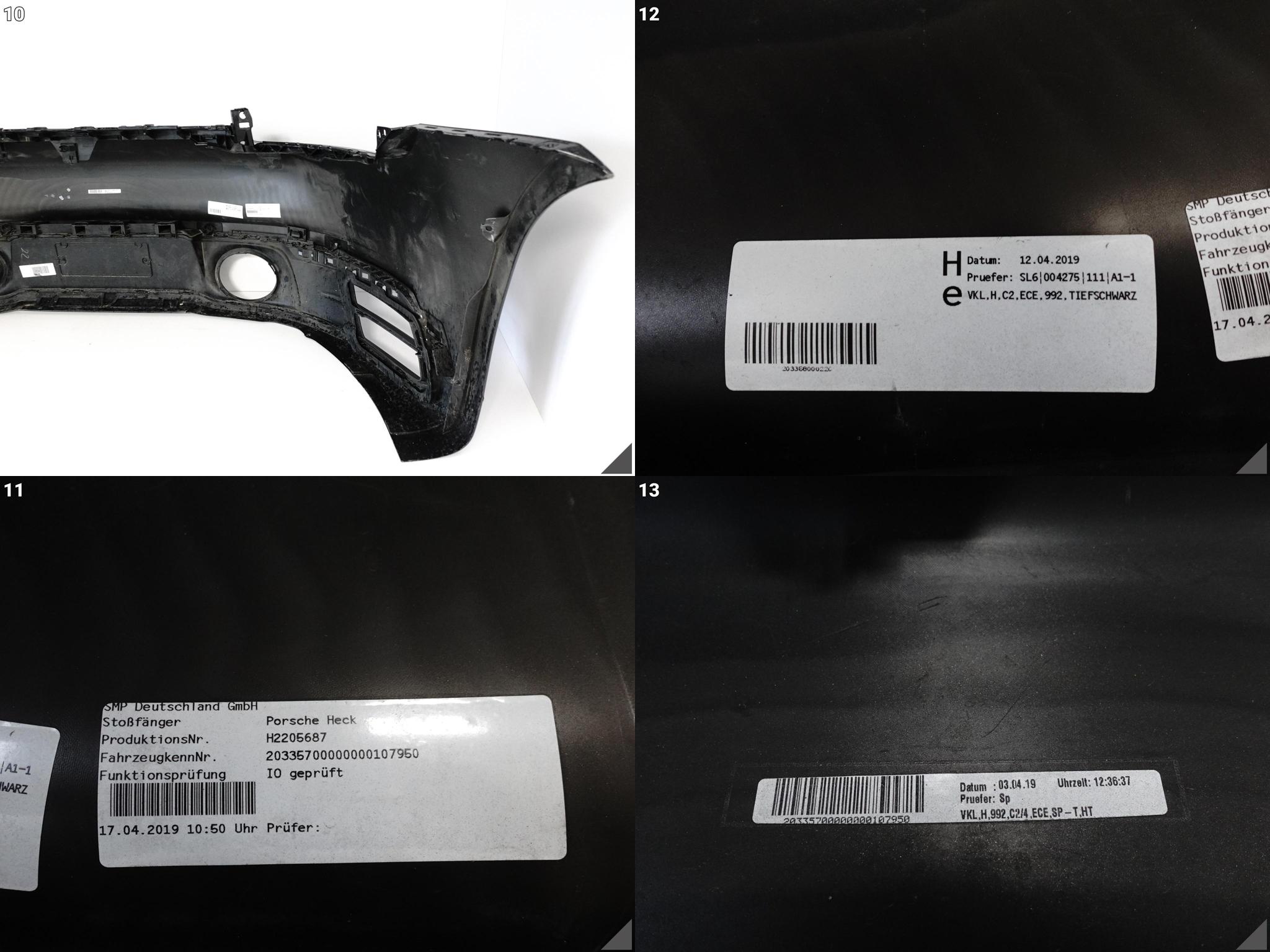 PORSCHE 911 992 CARRERA SPORT 19- ZDERZAK + SPOILER DYFUZOR TYŁ + ŚLIZGI PORSCHE 911 992 CARRERA SPORT 19- ZDERZAK + SPOILER DYFUZOR TYŁ + ŚLIZGI - obrazek 11