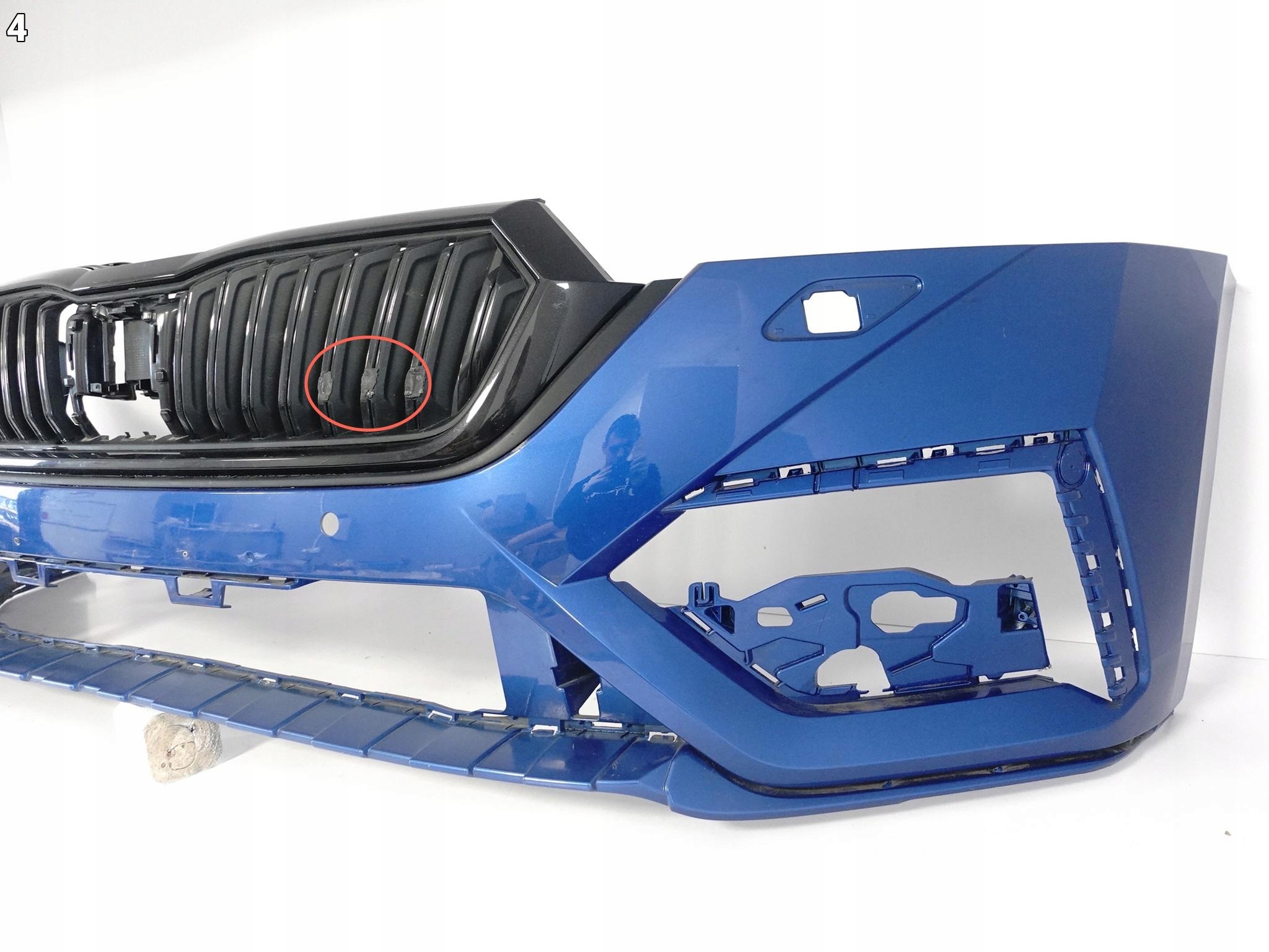 SKODA OCTAVIA IV 4 RS VRS 5E3 20- ZDERZAK GRILL PRZÓD *SPRYSK/PDC* SKODA OCTAVIA IV 4 RS VRS 5E3 20- ZDERZAK GRILL PRZÓD *SPRYSK/PDC* - obrazek 5