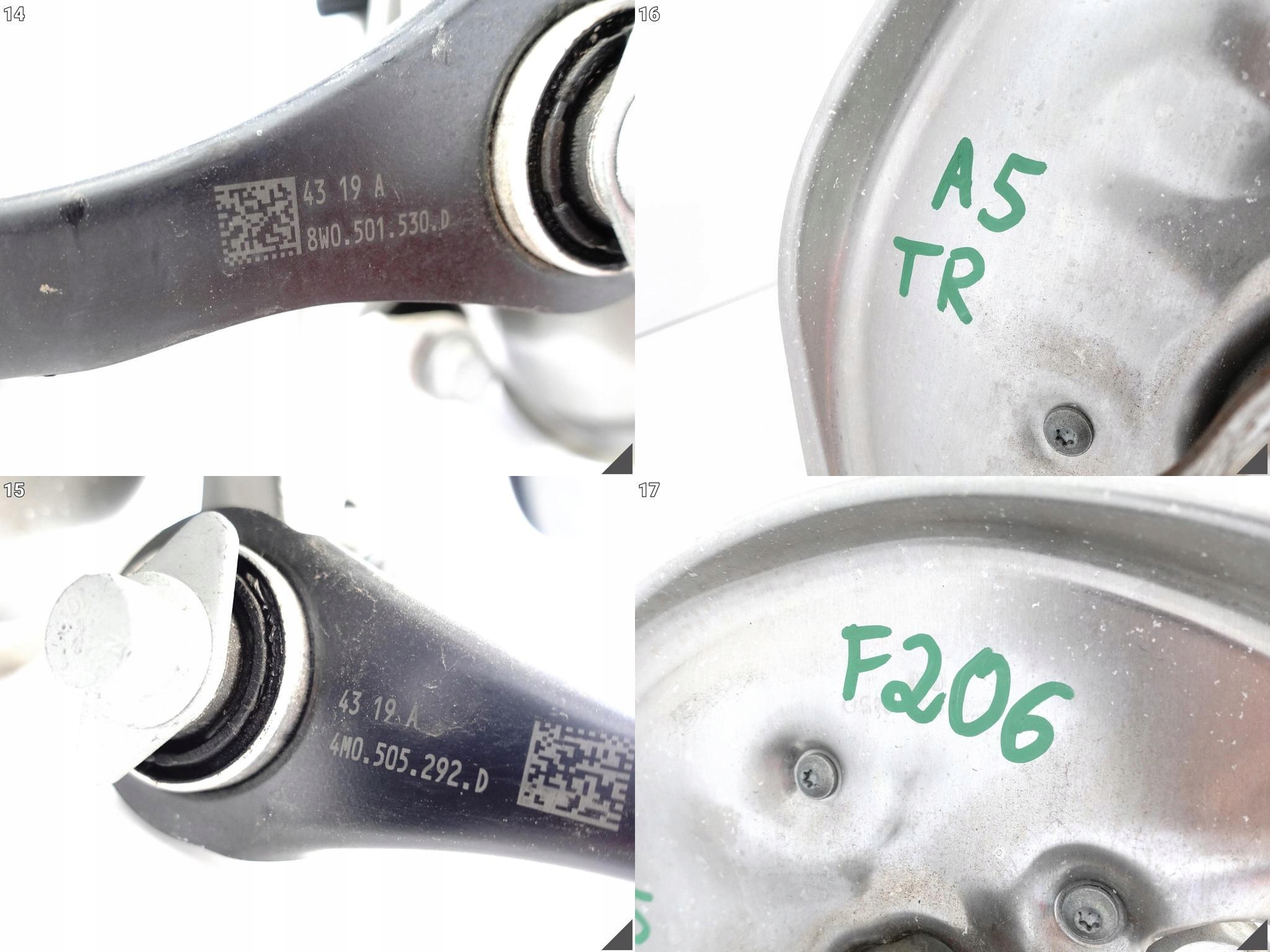 AUDI A5 F5 8W6 A4 8W0 B9 15- ZAWIESZENIE ZWROTNICA WAHACZE PRAWA TYŁ 36KM AUDI A5 F5 8W6 A4 8W0 B9 15- ZAWIESZENIE ZWROTNICA WAHACZE PRAWA TYŁ 36KM - obrazek 12