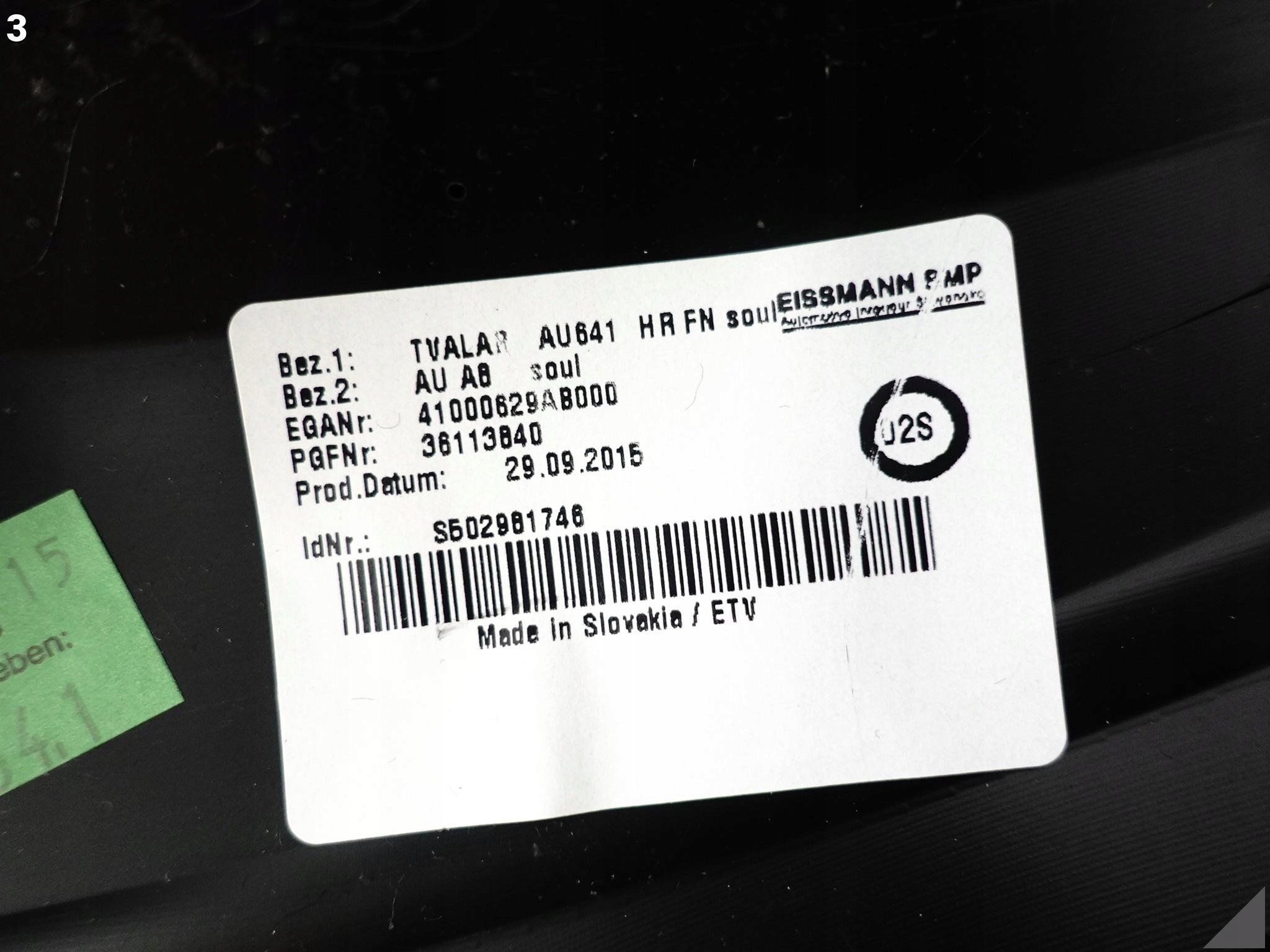 AUDI A8 S8 4H0 D4 09-17 PODŁOKIETNIK DRZWI PRAWY TYŁ SKÓRA SOUL LONG AUDI A8 S8 4H0 D4 09-17 PODŁOKIETNIK DRZWI PRAWY TYŁ SKÓRA SOUL LONG - obrazek 4