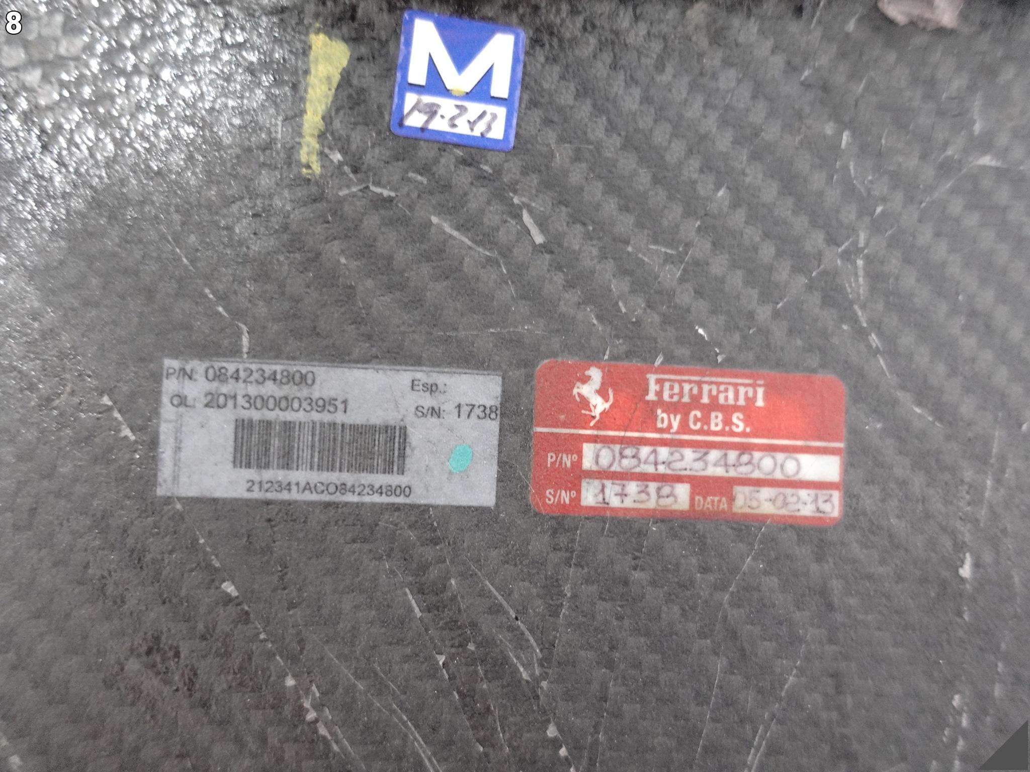 FERRARI 458 ITALIA / SPIDER F142 09-15 BLENDA W ZDERZAK TYŁ CARBON + KRATKI FERRARI 458 ITALIA / SPIDER F142 09-15 BLENDA W ZDERZAK TYŁ CARBON + KRATKI - obrazek 9