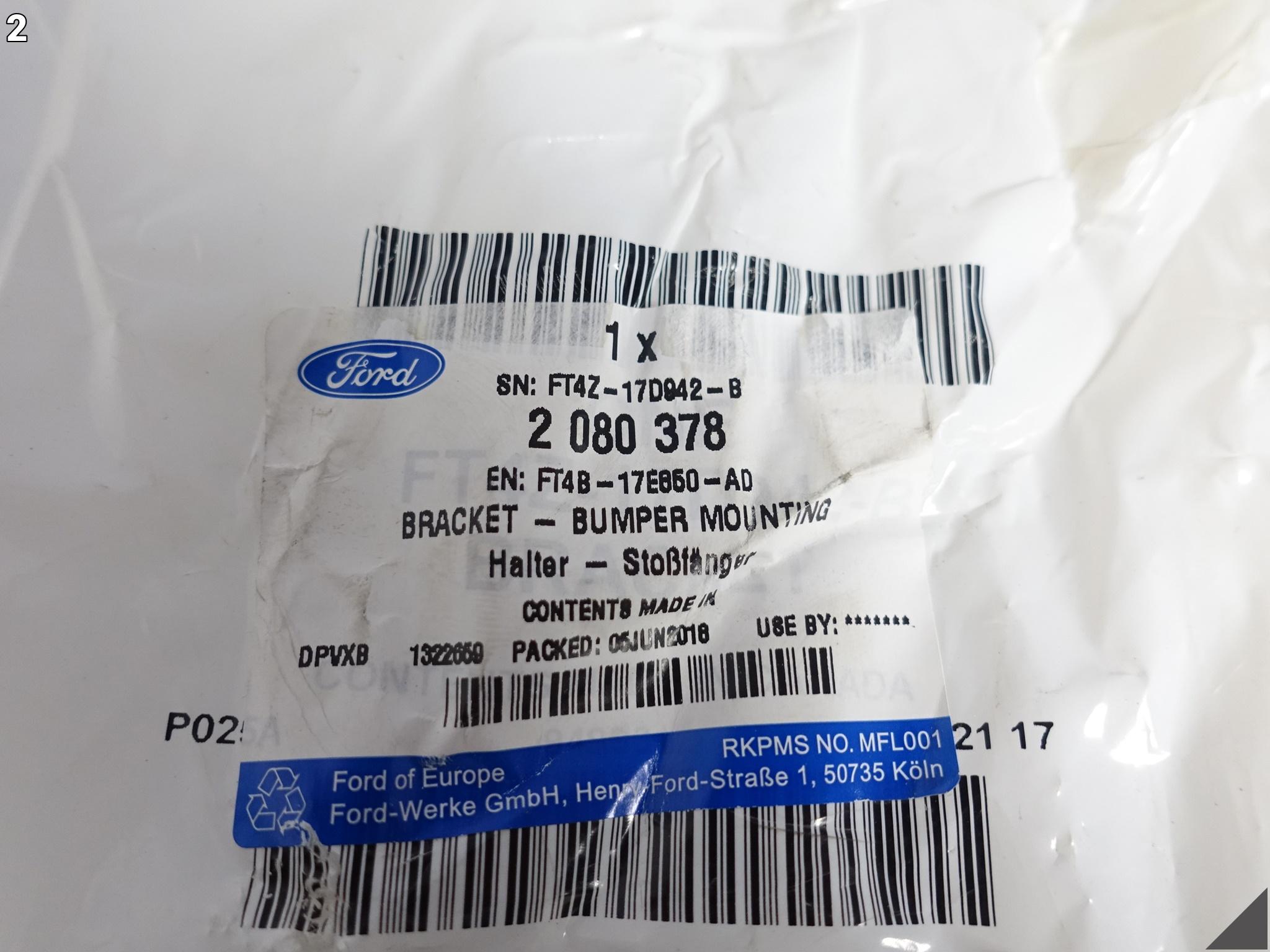 FORD EDGE II 2 14- ŚLIZG MOCOWANIE W ZDERZAK PRAWY TYŁ ORYGINALNY FORD EDGE II 2 14- ŚLIZG MOCOWANIE W ZDERZAK PRAWY TYŁ ORYGINALNY - obrazek 3