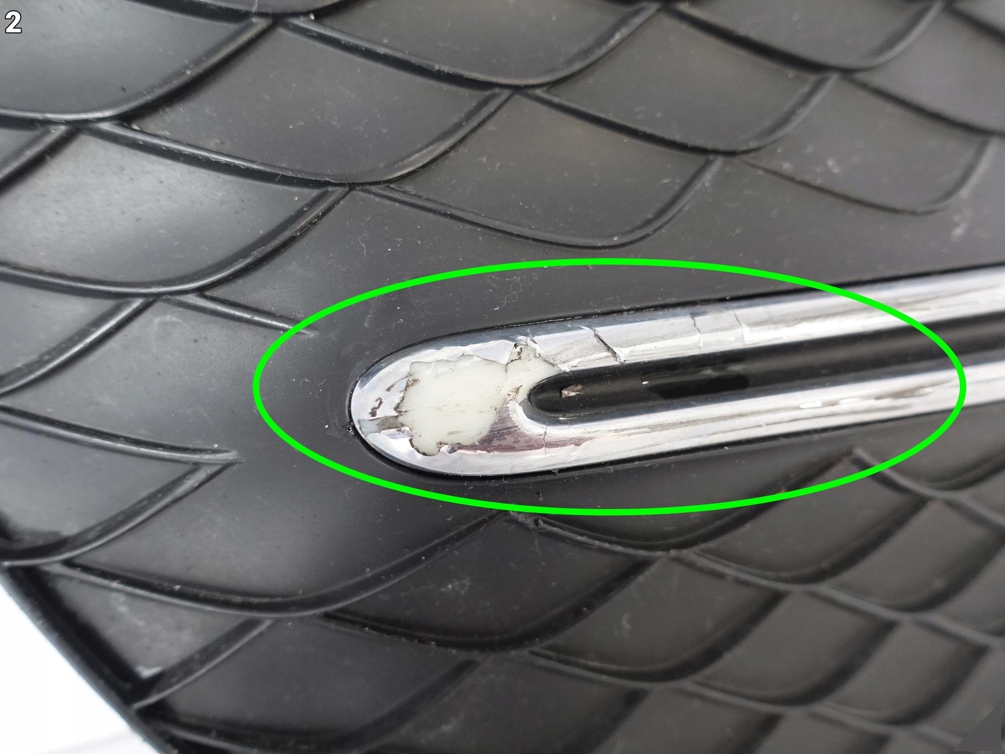 MERCEDES GLE II W167 19-23 KRATKA W ZDERZAK LEWA PRZÓD ATRAPA A1678858702 MERCEDES GLE II W167 19-23 KRATKA W ZDERZAK LEWA PRZÓD ATRAPA A1678858702 - obrazek 3