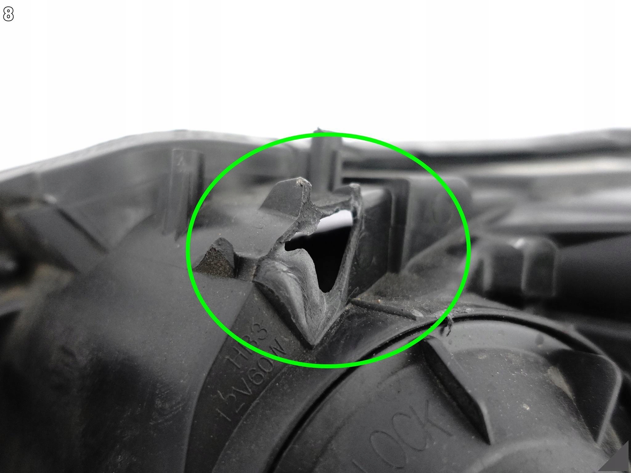 MITSUBISHI LANCER 8 VIII 08-15 LAMPA ZWYKŁA HALOGEN PRAWA PRZÓD EUROPA MITSUBISHI LANCER 8 VIII 08-15 LAMPA ZWYKŁA HALOGEN PRAWA PRZÓD EUROPA - obrazek 9