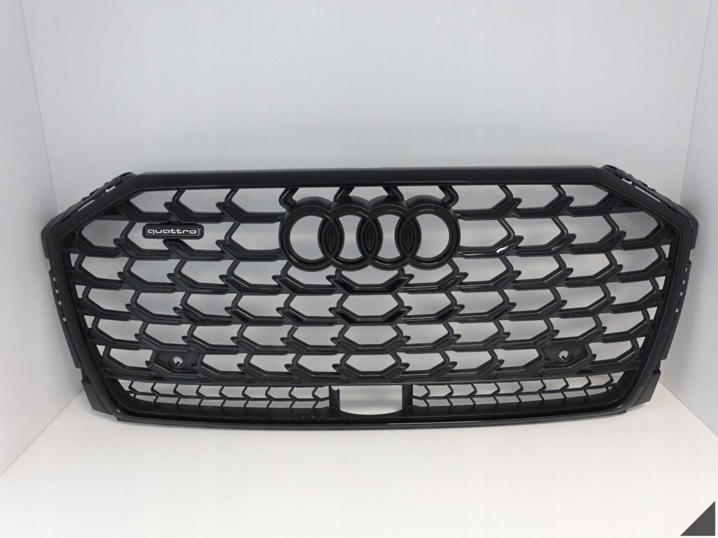 AUDI A8 S8 4N0 D5 LIFT S-LINE 21- ZDERZAK GRILL ATRAPA PRZÓD CZARNY / BLACK