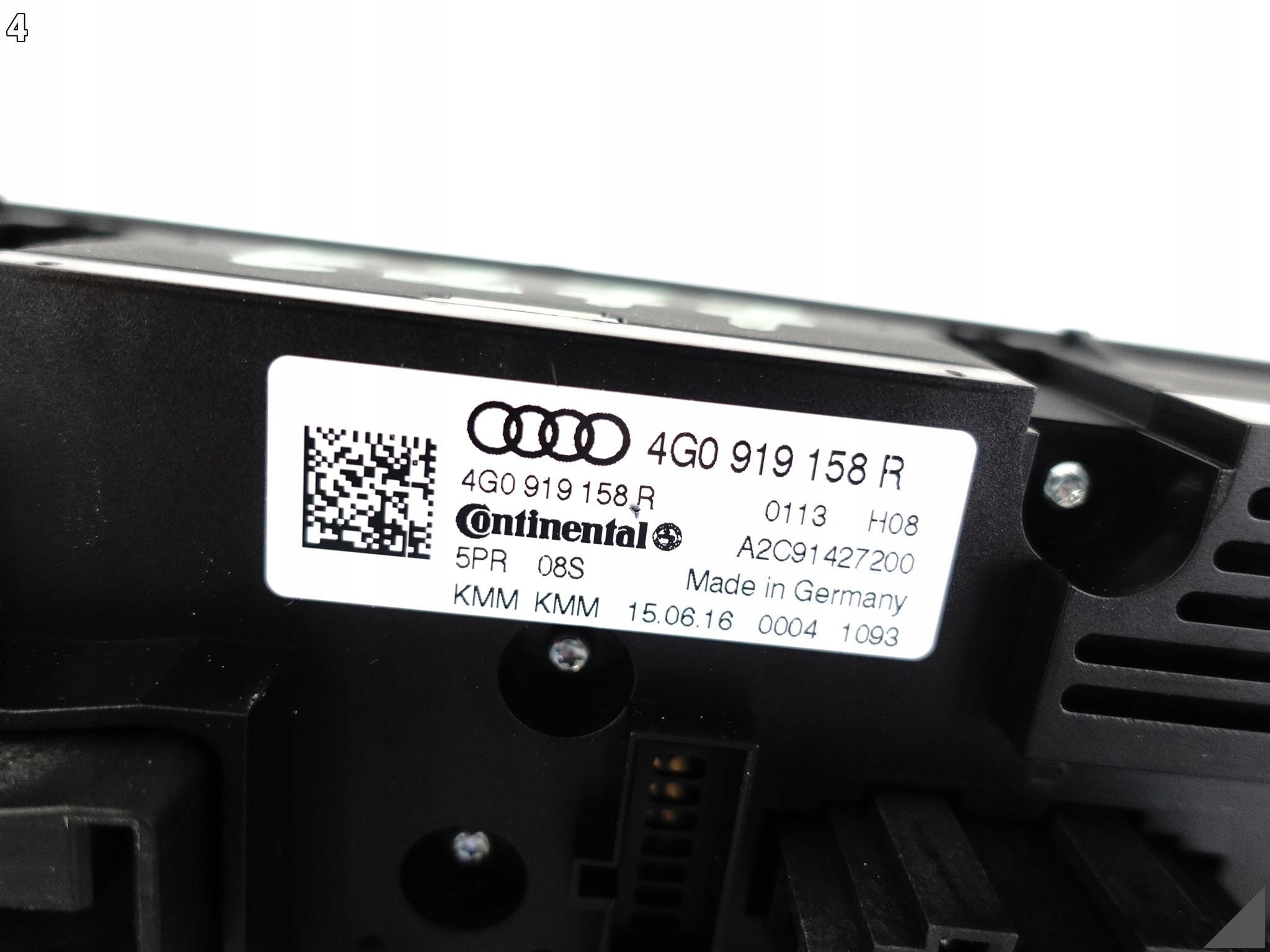 AUDI A6 S6 4G0 A7 S7 4G8 C7 LIFT 14-18 PANEL STEROWANIA KLIMATYZACJI TYŁ AUDI A6 S6 4G0 A7 S7 4G8 C7 LIFT 14-18 PANEL STEROWANIA KLIMATYZACJI TYŁ - obrazek 5