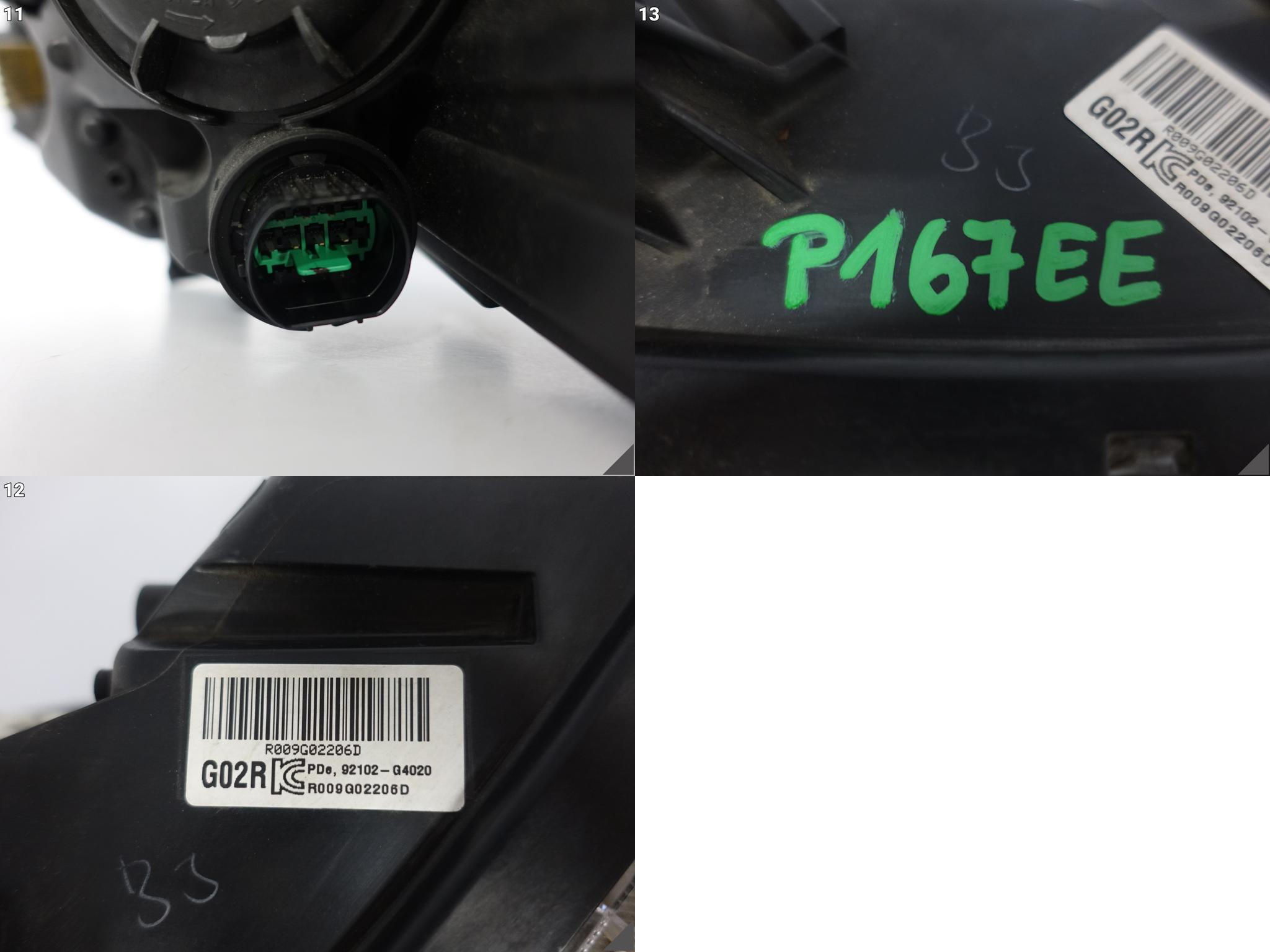 HYUNDAI I30 III PDe 16-20 LAMPA ZWYKŁA HALOGEN SOCZEWKA PRAWA PRZÓD EUROPA HYUNDAI I30 III PDe 16-20 LAMPA ZWYKŁA HALOGEN SOCZEWKA PRAWA PRZÓD EUROPA - obrazek 12