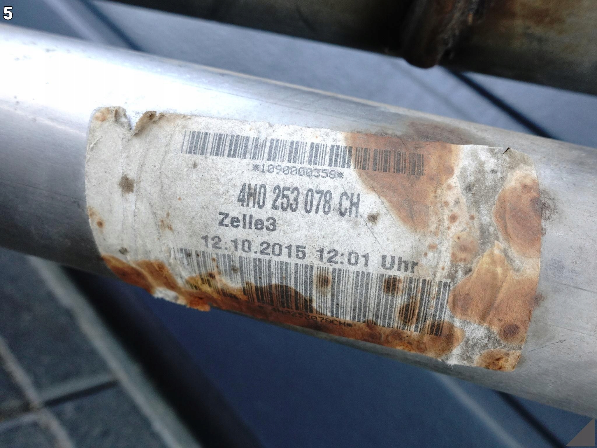 AUDI A8 4H0 4H4 D4 LIFT 13-17 UKŁAD WYDECHOWY TŁUMIK KOŃCOWY LONG 3.0 TDI AUDI A8 4H0 4H4 D4 LIFT 13-17 UKŁAD WYDECHOWY TŁUMIK KOŃCOWY LONG 3.0 TDI - obrazek 6