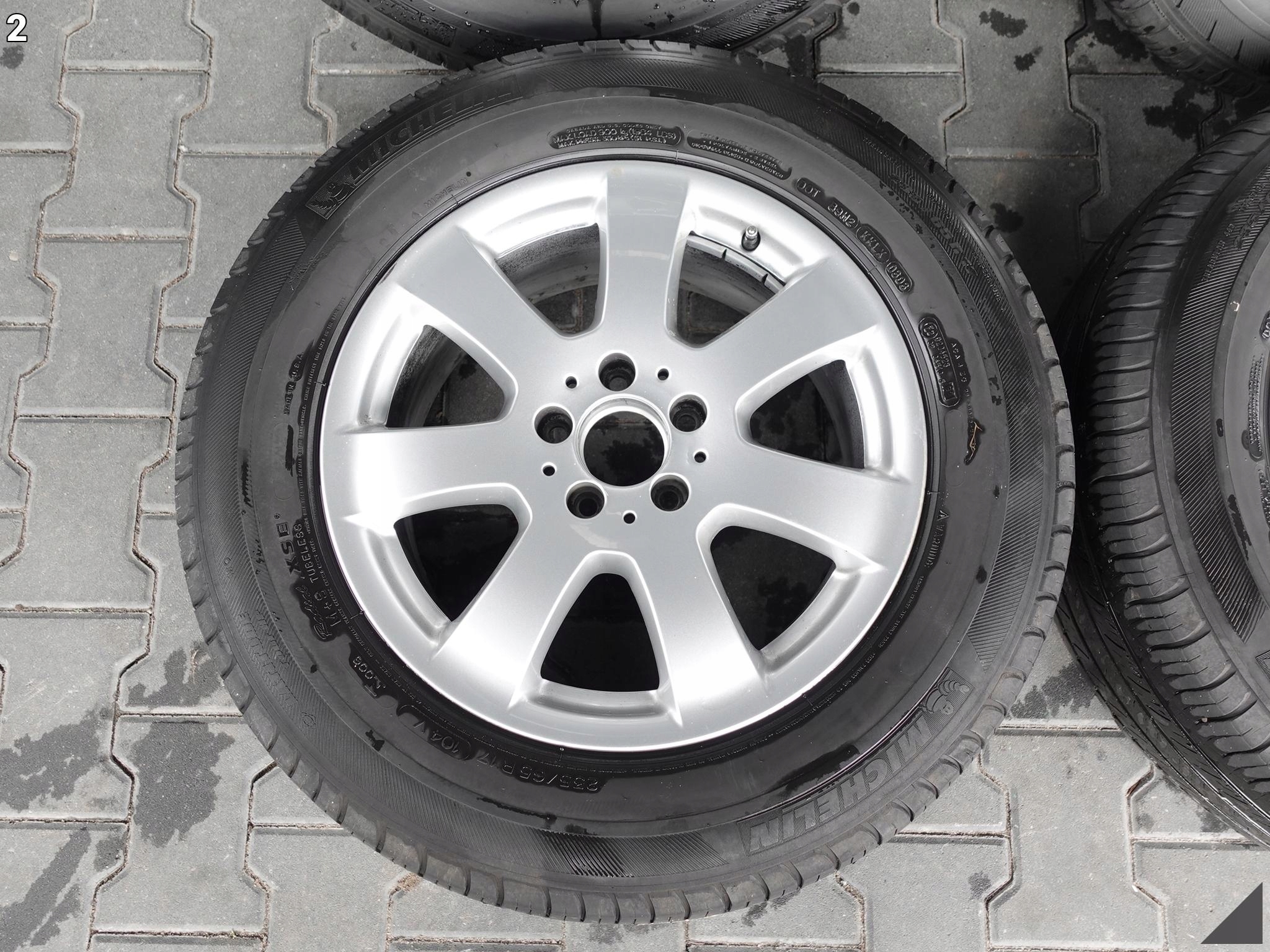 MB R-KLASA W251 7,5JX17 ET56 MICHELIN 235/65 FELGI+OPONY 4/6MM CAŁOROCZNE MB R-KLASA W251 7,5JX17 ET56 MICHELIN 235/65 FELGI+OPONY 4/6MM CAŁOROCZNE - obrazek 3
