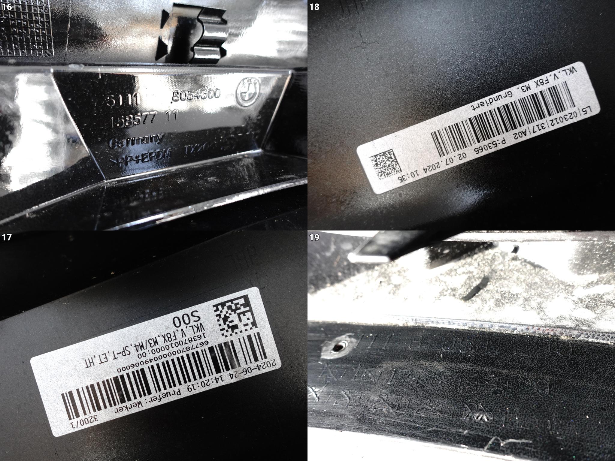 BMW M4 F82 F83 M3 F80 M-POWER ZDERZAK PRZÓD *4XPDC/SPRYSK* BMW M4 F82 F83 M3 F80 M-POWER ZDERZAK PRZÓD *4XPDC/SPRYSK* - obrazek 11