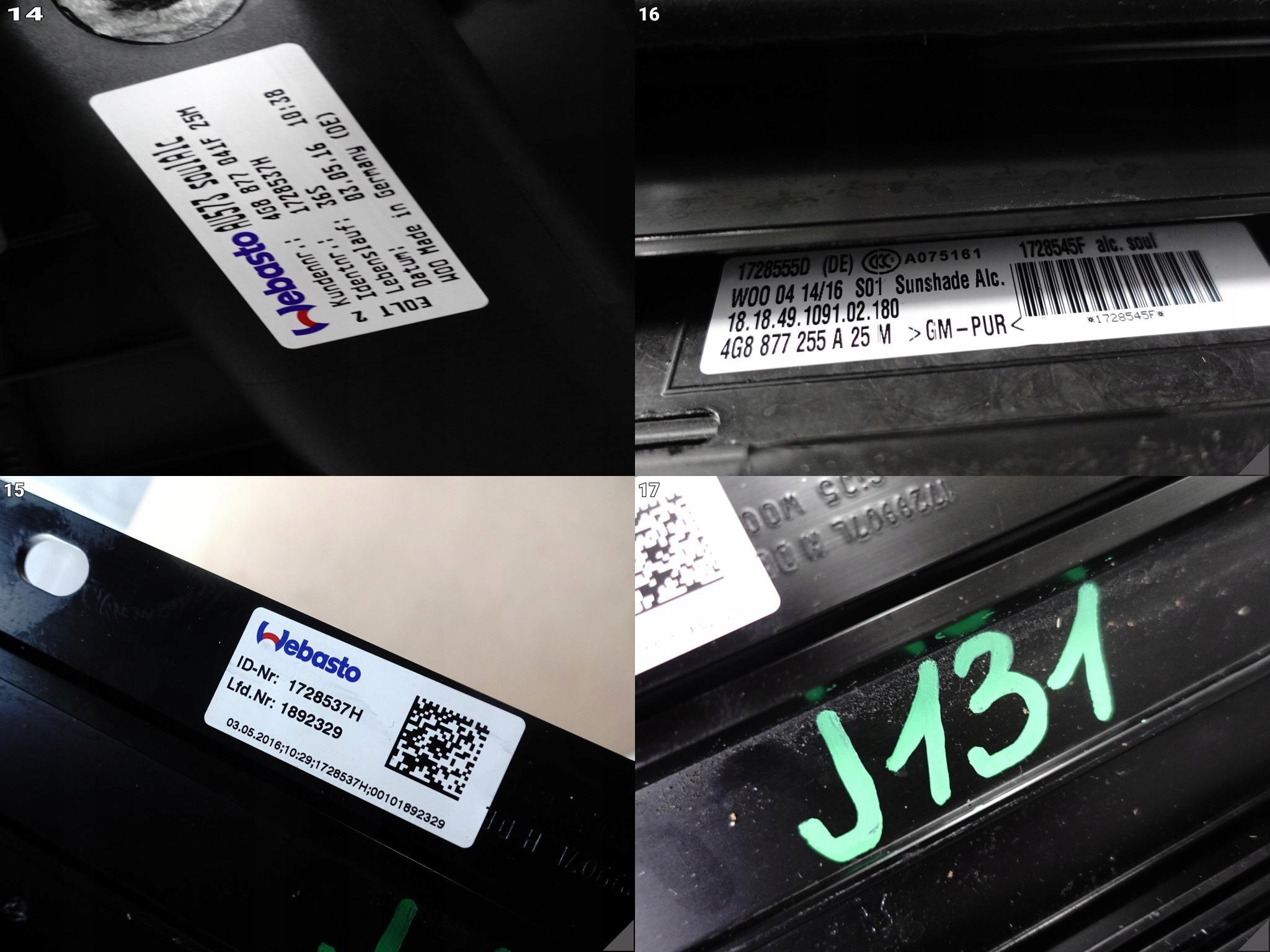 AUDI RS7 S7 A7 C7 4G8 10-18 LIFT SZYBERDACH SILNIK ROLETA OSŁONA ALCANTARA AUDI RS7 S7 A7 C7 4G8 10-18 LIFT SZYBERDACH SILNIK ROLETA OSŁONA ALCANTARA - obrazek 12