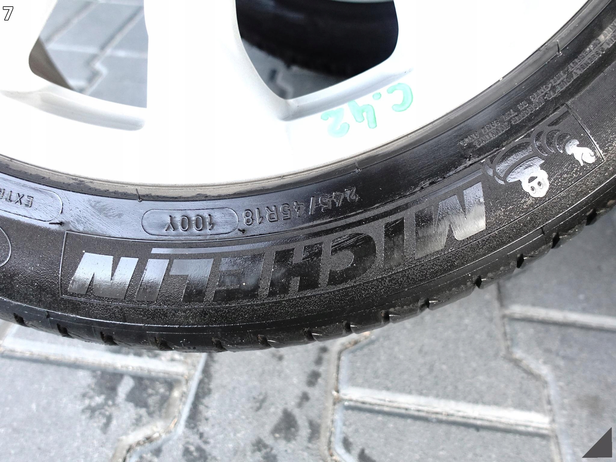 AUDI A6 S6 4G0 C7 8JX18 ET39 MICHELIN 245/45 KOMPLET FELGI+OPONY 7MM LATO AUDI A6 S6 4G0 C7 8JX18 ET39 MICHELIN 245/45 KOMPLET FELGI+OPONY 7MM LATO - obrazek 8