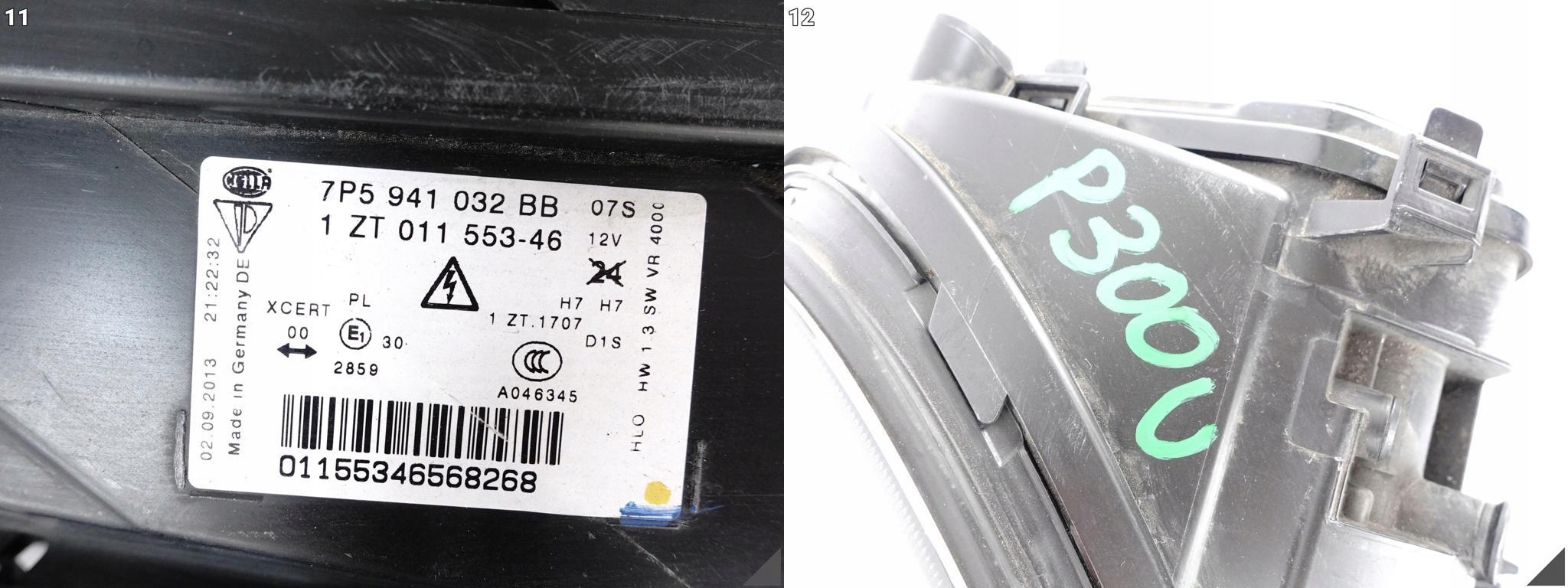 PORSCHE CAYENNE 7P5 10-14 GTS / TURBO XENON LAMPA PRAWA PRZÓD EU *BEZ LED* PORSCHE CAYENNE 7P5 10-14 GTS / TURBO XENON LAMPA PRAWA PRZÓD EU *BEZ LED* - obrazek 12