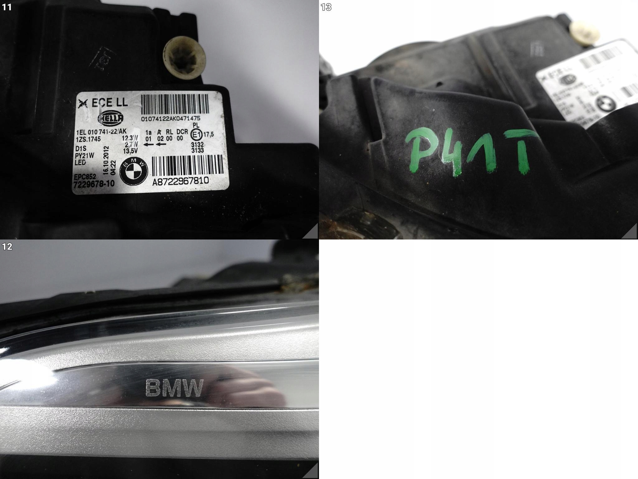 BMW 1 F20 F21 11-14 VFL LAMPA XENON + LED NIESKRĘTNA PRAWA PRZÓD EUROPA BMW 1 F20 F21 11-14 VFL LAMPA XENON + LED NIESKRĘTNA PRAWA PRZÓD EUROPA - obrazek 12