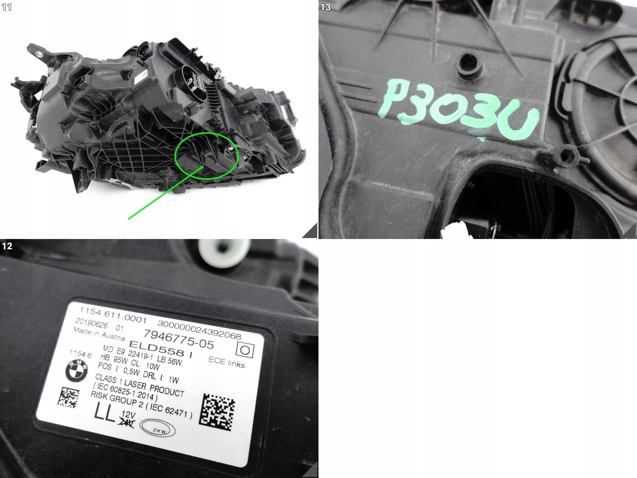 BMW 7 G11 G12 LCI / LIFT 19-22 LAMPA LASER FULL LED LEWA PRZÓD EUROPA BMW 7 G11 G12 LCI / LIFT 19-22 LAMPA LASER FULL LED LEWA PRZÓD EUROPA - obrazek 12