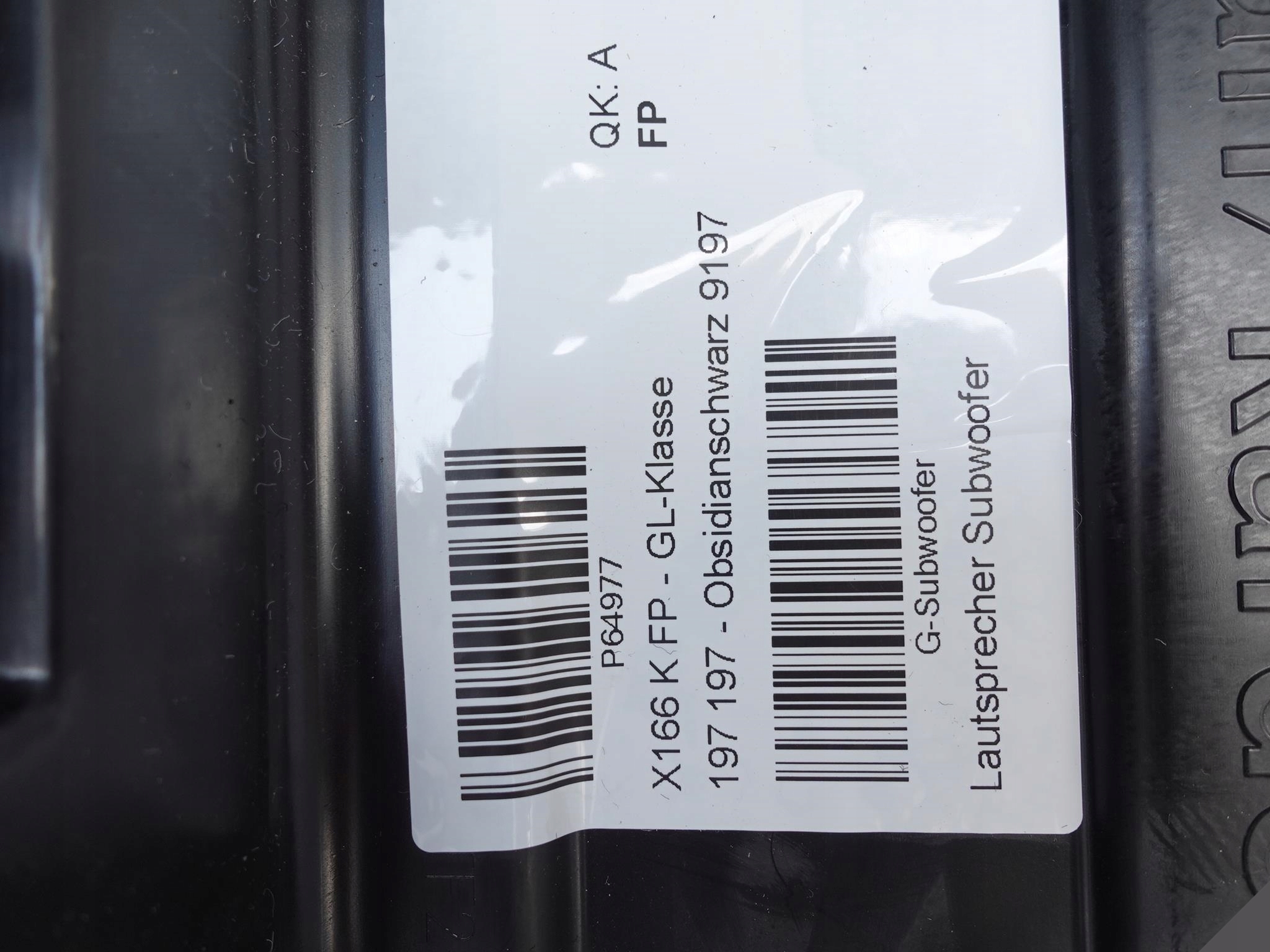 GL GLS X166 GLE ML W166 HARMAN KARDON SUBWOOFER GL GLS X166 GLE ML W166 HARMAN KARDON SUBWOOFER - obrazek 9