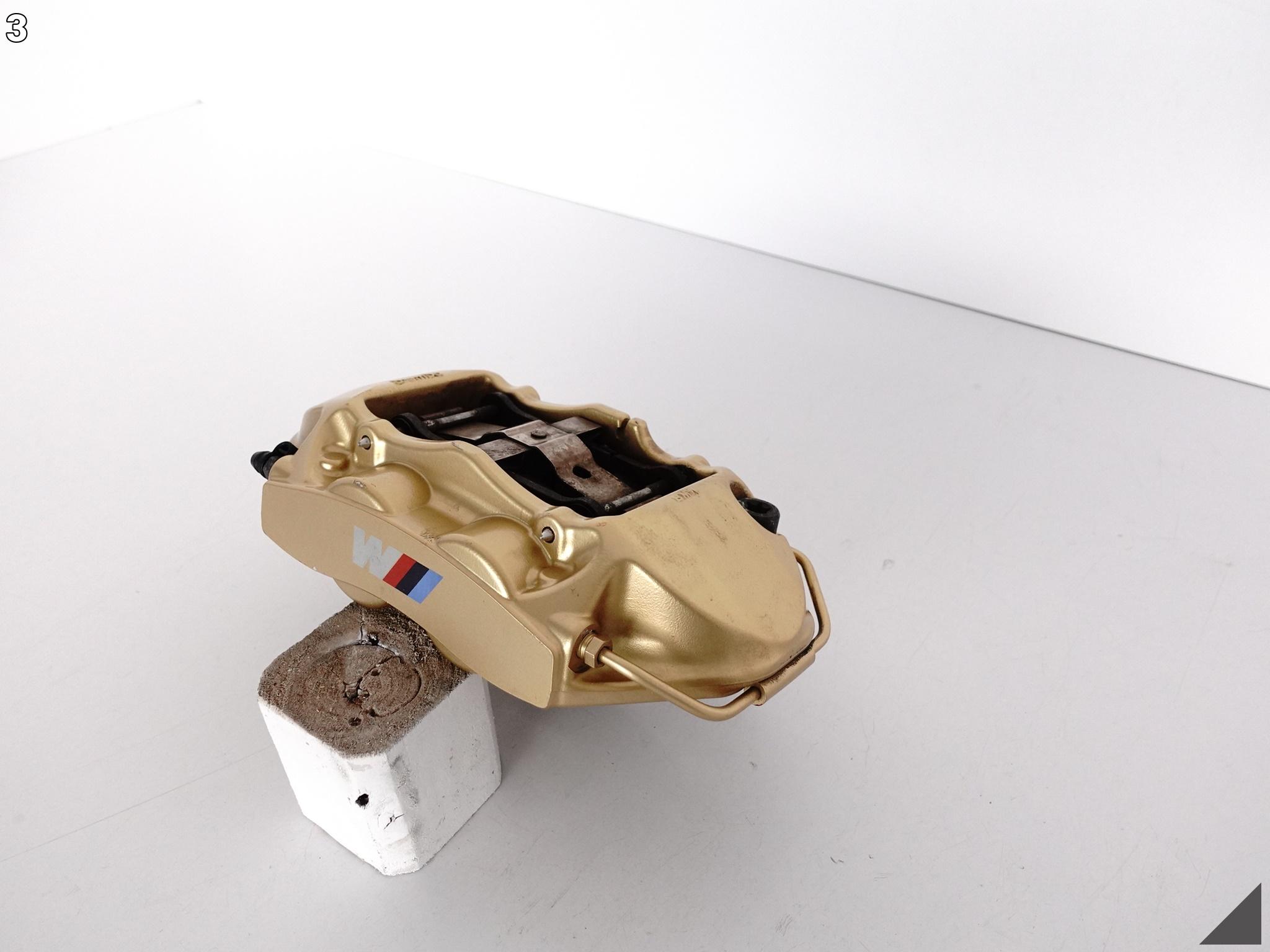 BMW M4 F82 F83 M3 F80 M-POWER GOLD CERAMIC ZACISK+KLOCKI PRAWY TYŁ 4000KM BMW M4 F82 F83 M3 F80 M-POWER GOLD CERAMIC ZACISK+KLOCKI PRAWY TYŁ 4000KM - obrazek 4