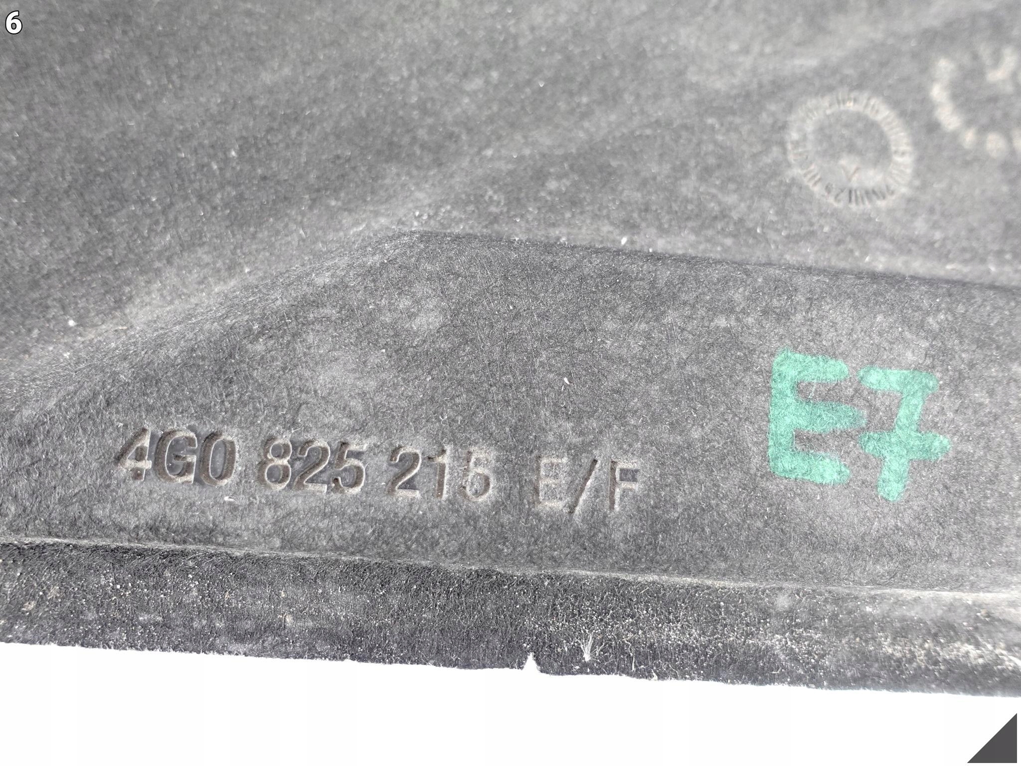 AUDI A6 S6 C7 4G0 LIFT 14-18 OSŁONA PŁYTA PODWOZIA LEWA TYŁ AUDI A6 S6 C7 4G0 LIFT 14-18 OSŁONA PŁYTA PODWOZIA LEWA TYŁ - obrazek 7