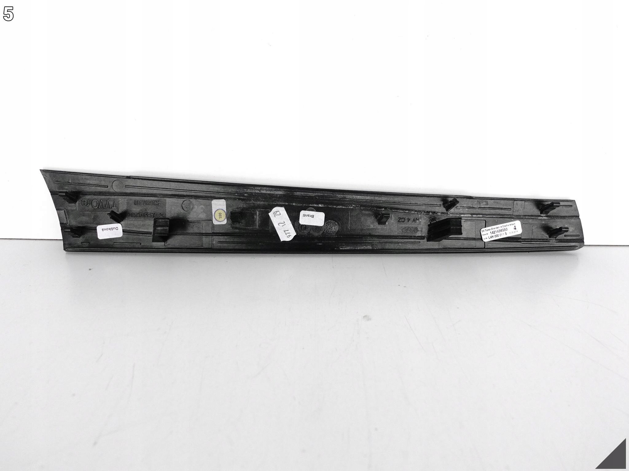 AUDI A8 S8 4H0 D4 09-17 LIFT LISTWA OZDOBNA DEKOR DRZWI PRAWYCH PRZÓD GH2 AUDI A8 S8 4H0 D4 09-17 LIFT LISTWA OZDOBNA DEKOR DRZWI PRAWYCH PRZÓD GH2 - obrazek 6
