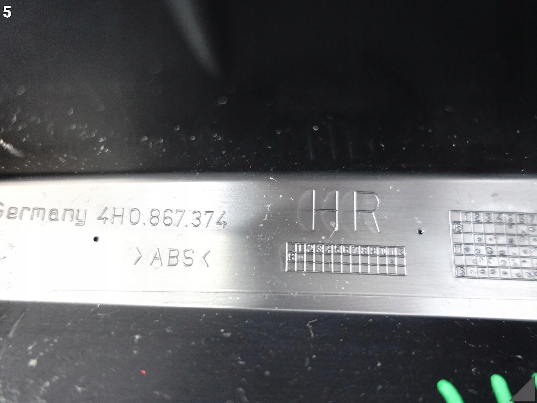 AUDI A8 S8 4H0 D4 09-17 PODŁOKIETNIK DRZWI PRAWY TYŁ SKÓRA SOUL LONG AUDI A8 S8 4H0 D4 09-17 PODŁOKIETNIK DRZWI PRAWY TYŁ SKÓRA SOUL LONG - obrazek 6