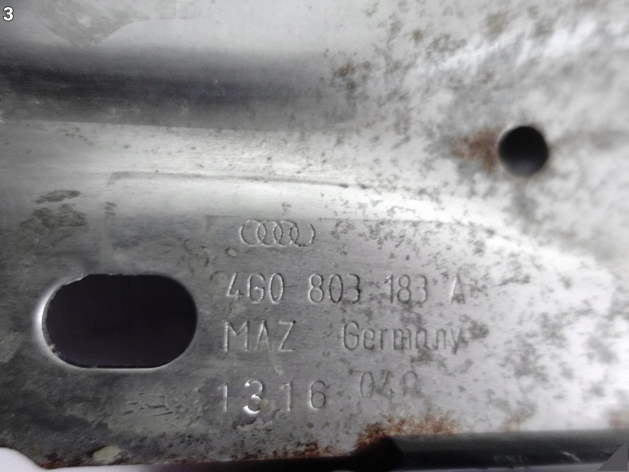 AUDI RS7 4G8 RS6 4G0 C7 14-18 PODPORA ŁĄCZNIK PŁYTY PODŁOGOWEJ 4G0803183E AUDI RS7 4G8 RS6 4G0 C7 14-18 PODPORA ŁĄCZNIK PŁYTY PODŁOGOWEJ 4G0803183E - obrazek 4