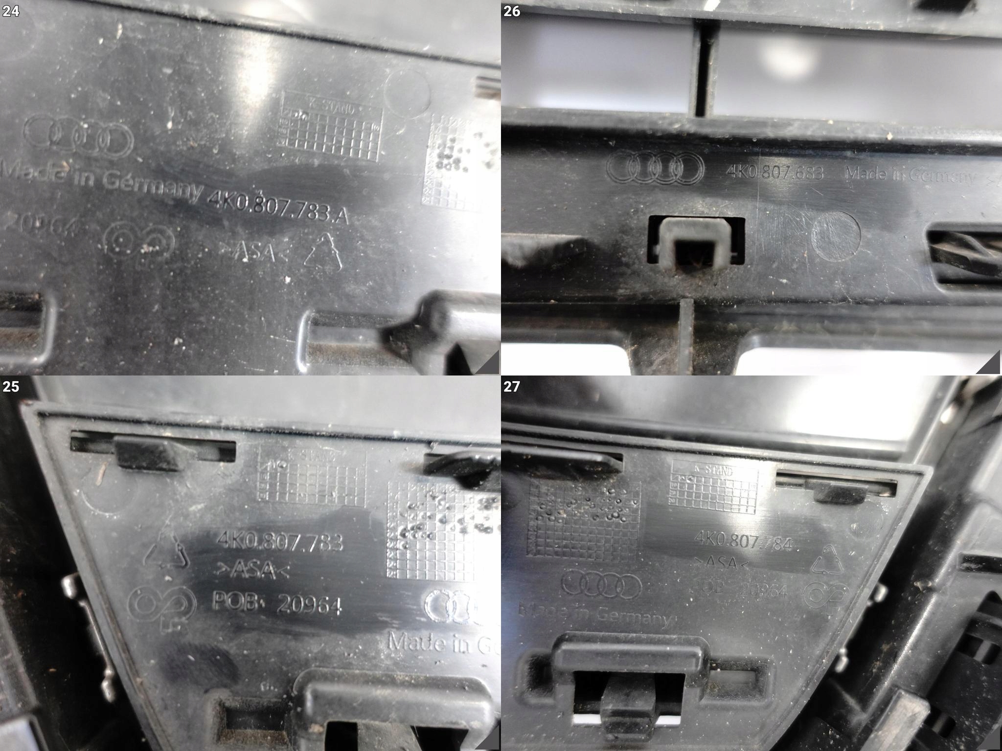 AUDI A6 C8 4K0 ZWYKŁY / BASIS 18- ZDERZAK + GRILL / ATRAPA PRZÓD AUDI A6 C8 4K0 ZWYKŁY / BASIS 18- ZDERZAK + GRILL / ATRAPA PRZÓD - obrazek 10