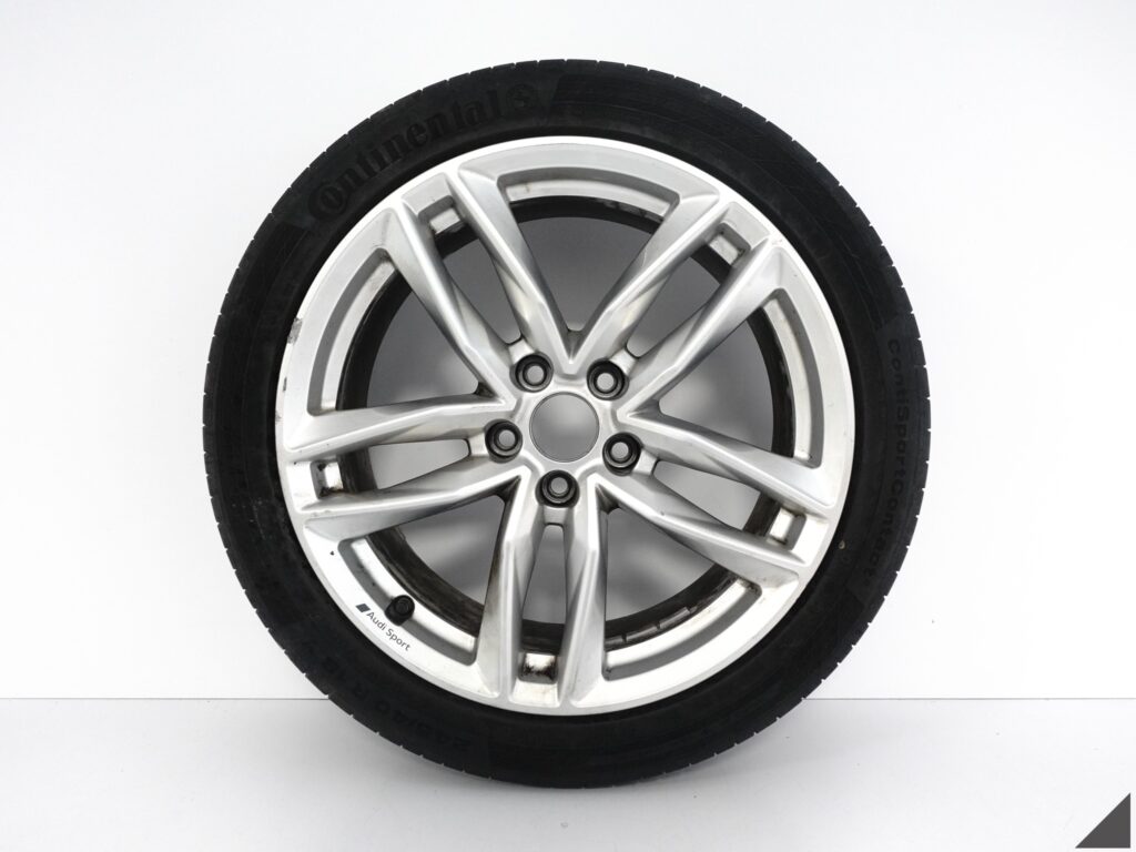 AUDI A4 S4 8W0 B9 FELGA 8JX18 ET40 OPONA CONTINENTAL 245/40 R18 19ROK 4,5MM AUDI A4 S4 8W0 B9 FELGA 8JX18 ET40 OPONA CONTINENTAL 245/40 R18 19ROK 4,5MM